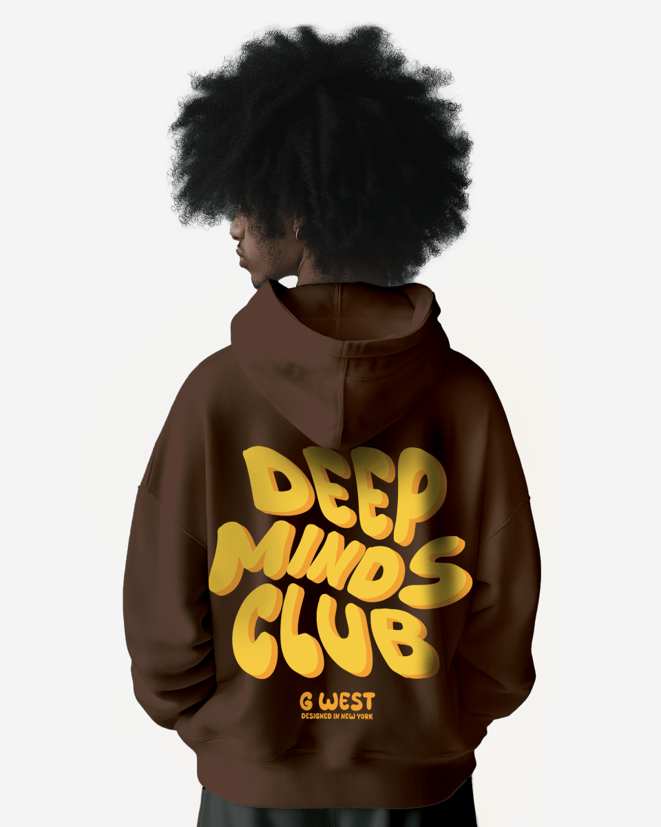 G West Deep Minds Club Hoodie : Gwhlhd9026 - 2 Colors - G West