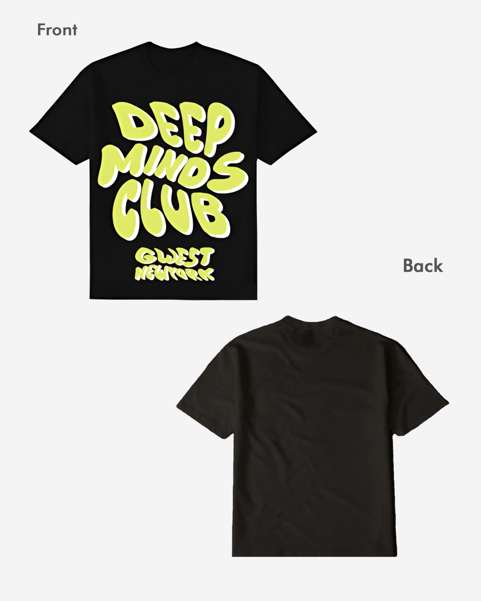 G WEST DEEP MINDS CLUB TEE Big and Tall - G West