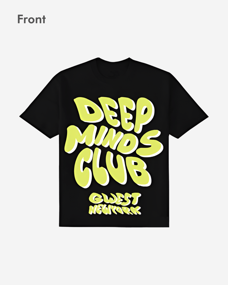 G WEST DEEP MINDS CLUB TEE Big and Tall - G West