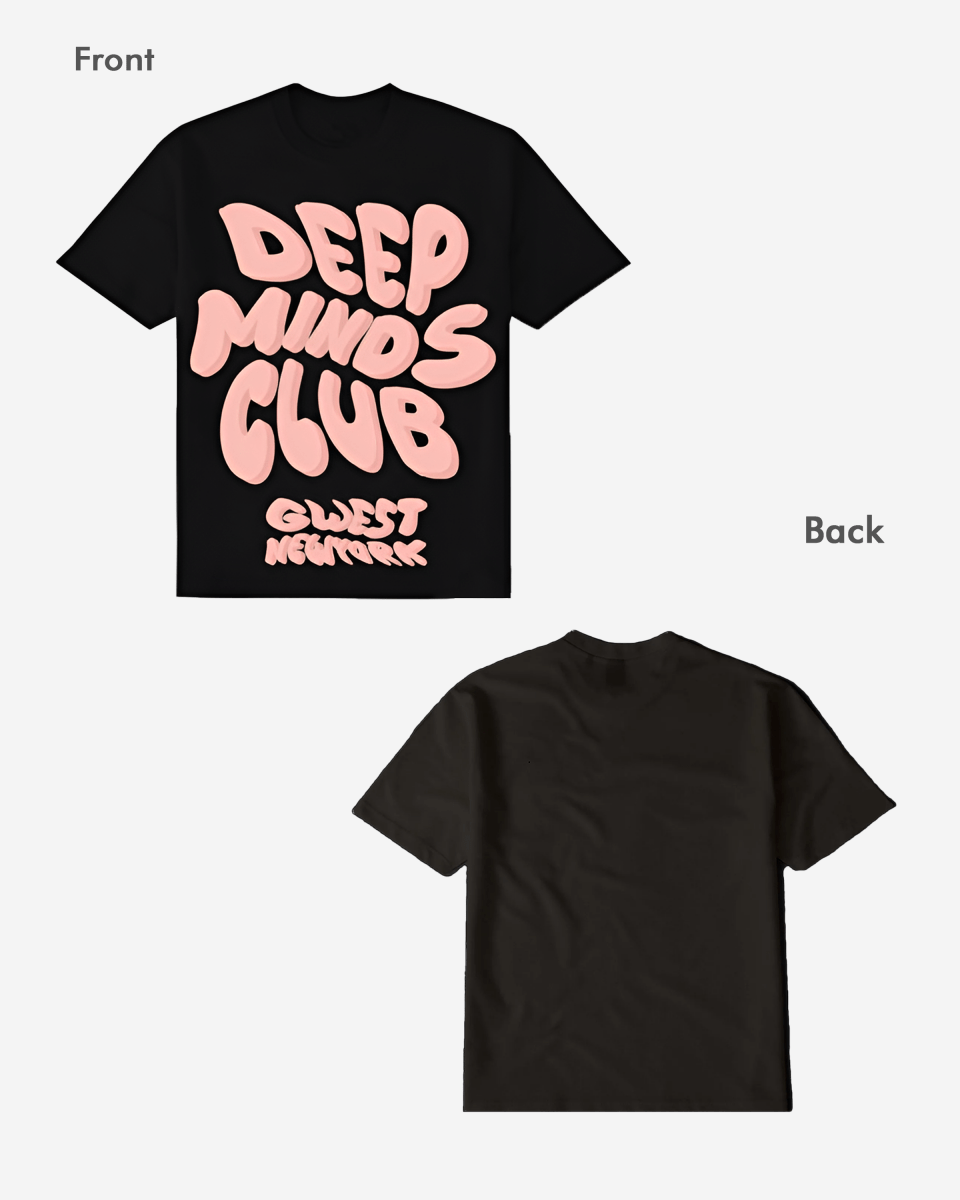 G WEST DEEP MINDS CLUB TEE Big and Tall - G West