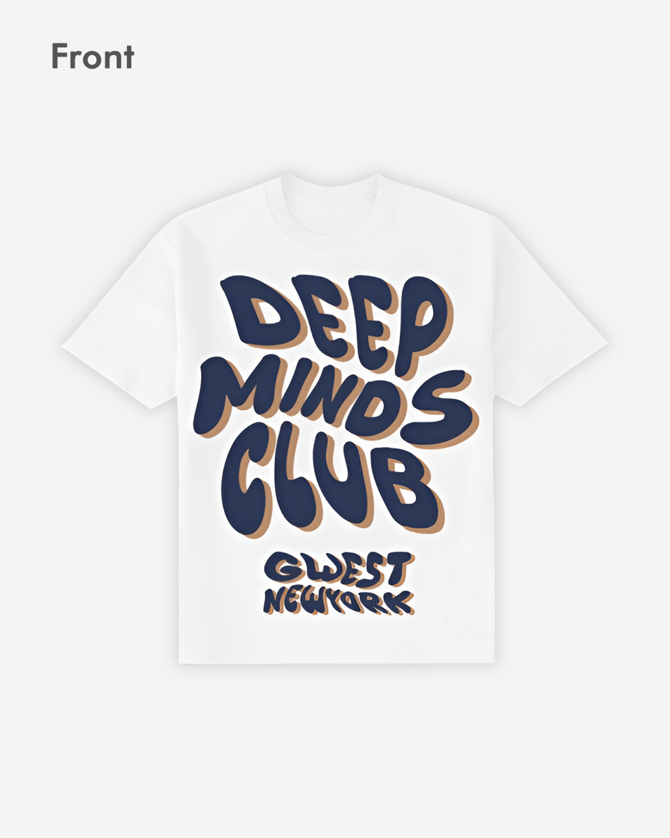 G WEST DEEP MINDS CLUB TEE Big and Tall - G West