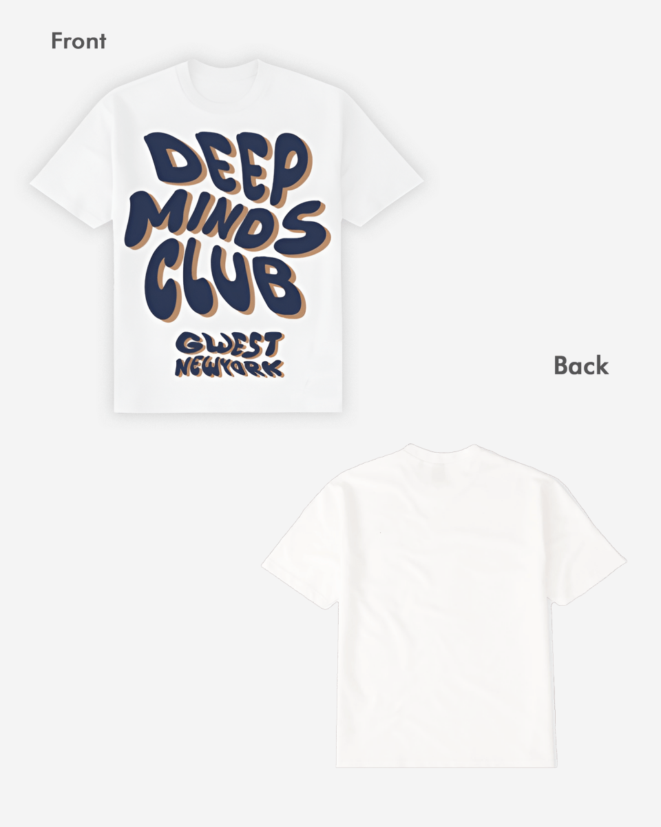 G WEST DEEP MINDS CLUB TEE Big and Tall - G West