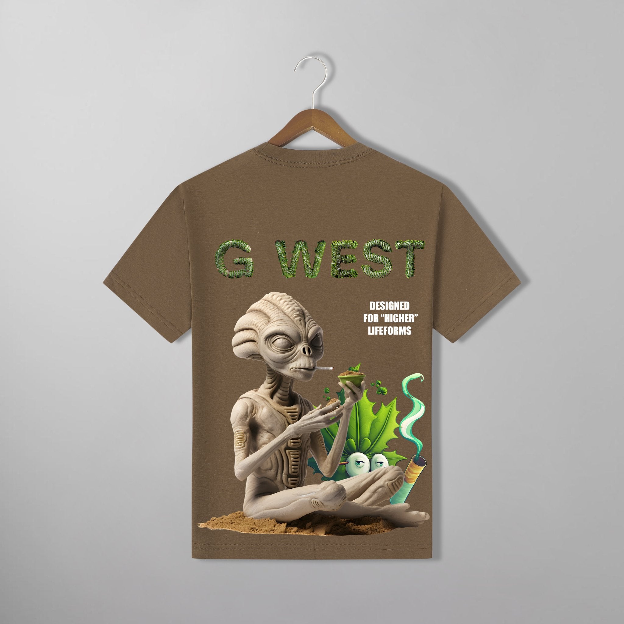 G WEST DESIGNED FOR HIGHER LIFEFORMS TEE - G West