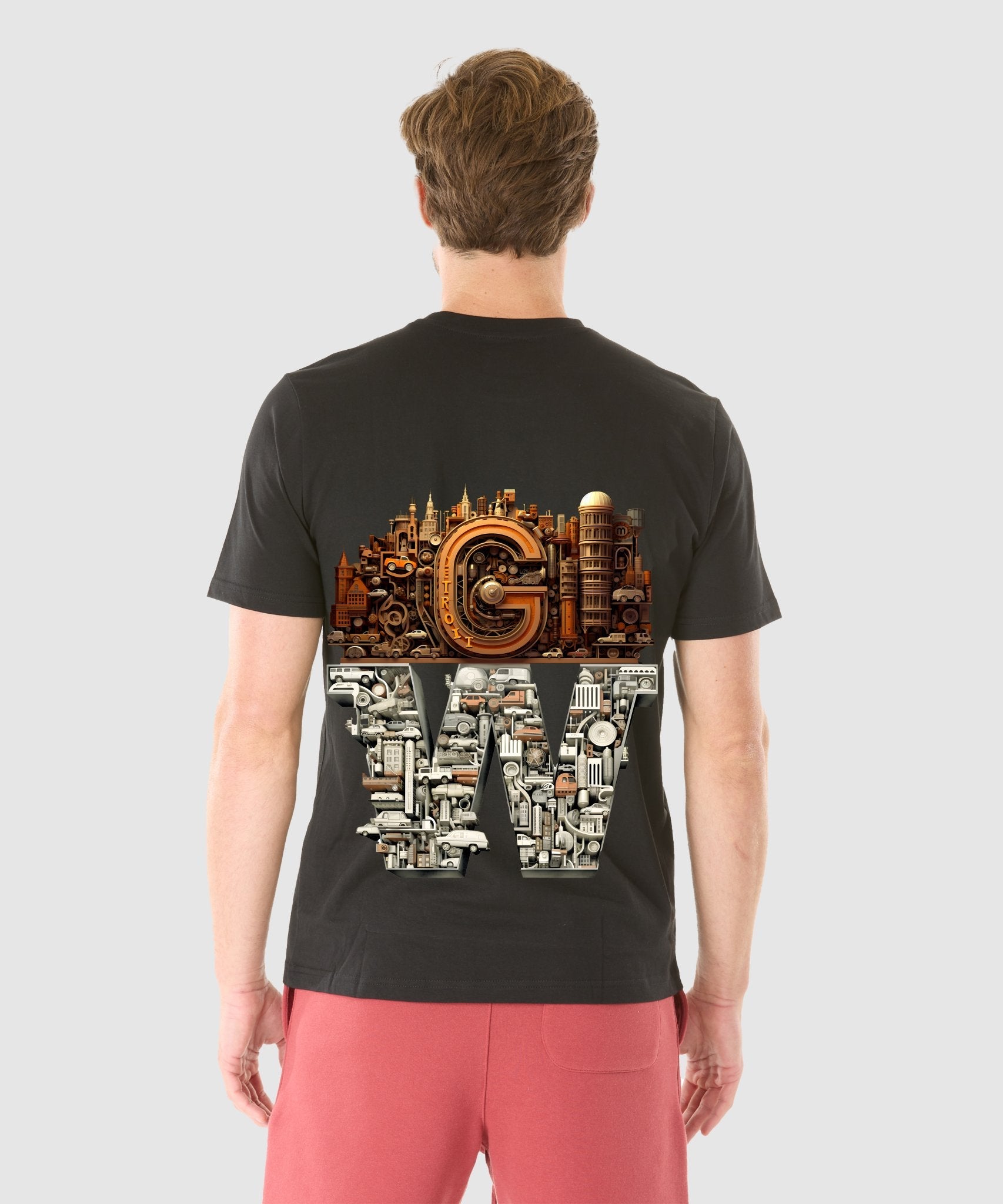 G WEST DETROIT MOTORCITY T-SHIRT - 12 COLORS - G West