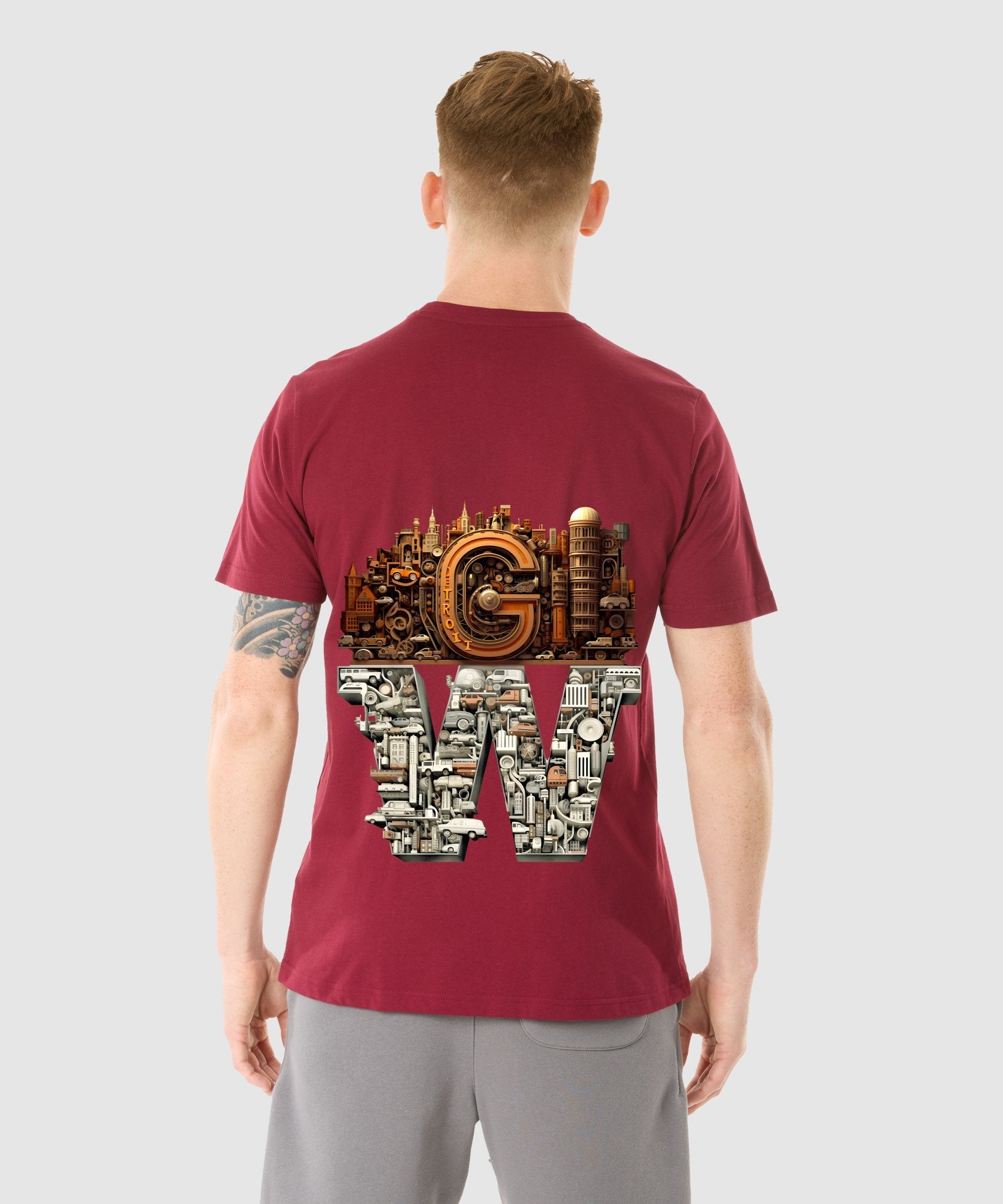 G WEST DETROIT MOTORCITY T-SHIRT - 12 COLORS - G West