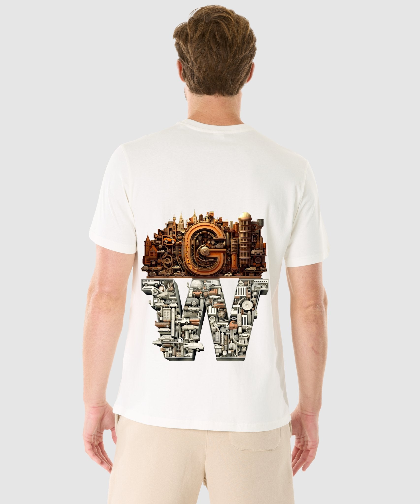 G WEST DETROIT MOTORCITY T-SHIRT - 12 COLORS - G West