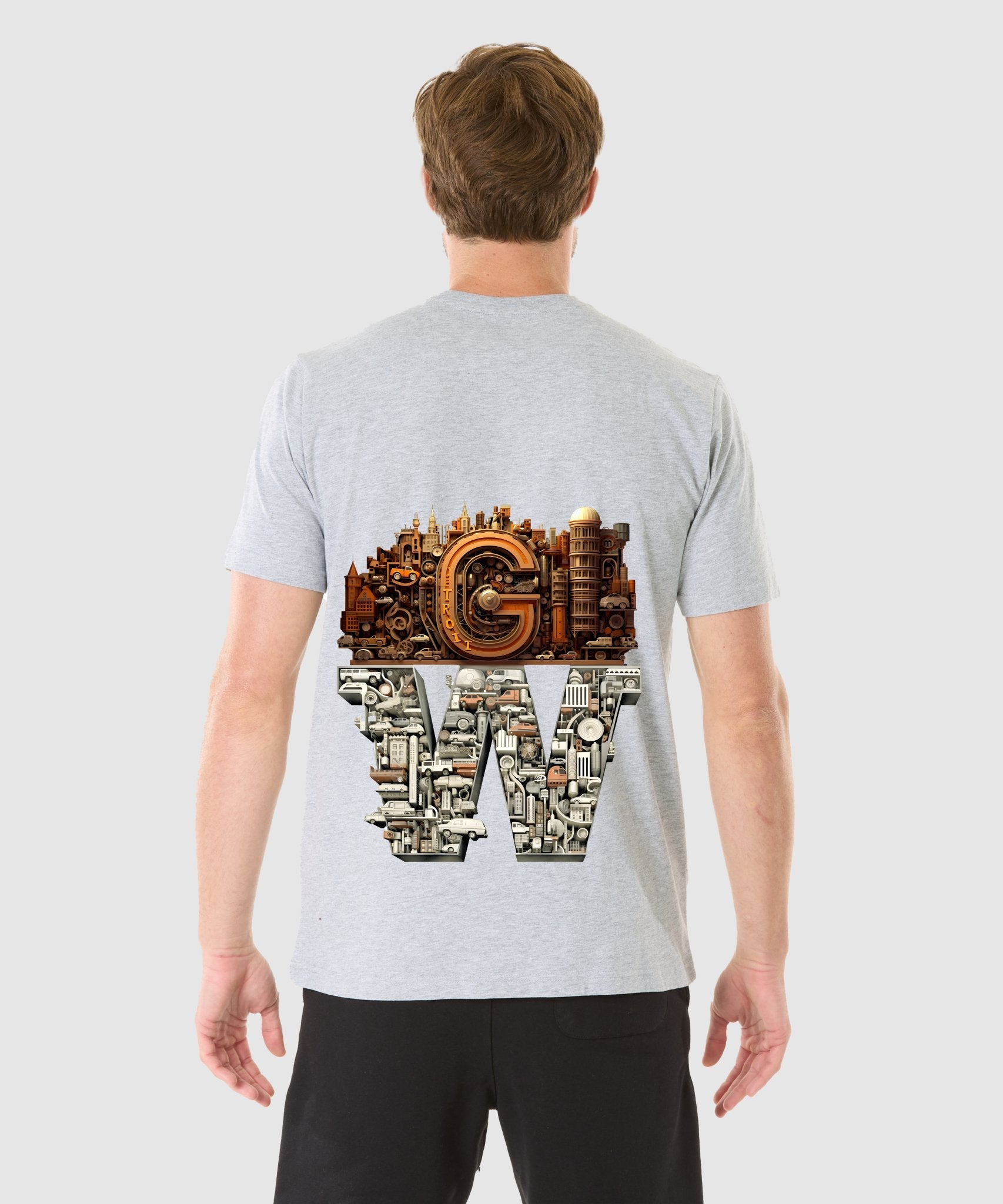 G WEST DETROIT MOTORCITY T-SHIRT - 12 COLORS - G West