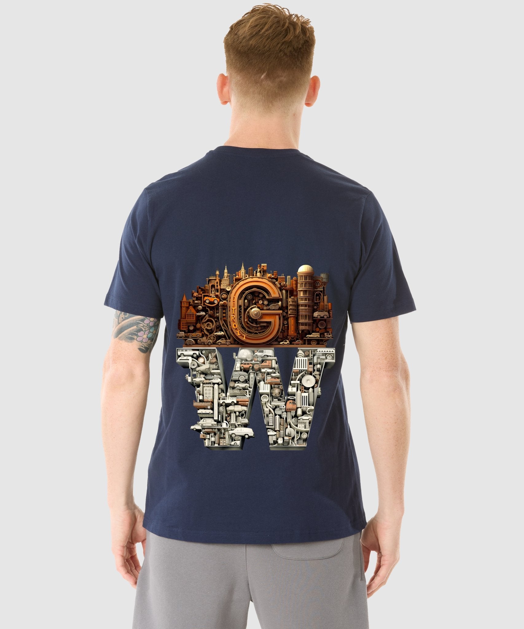 G WEST DETROIT MOTORCITY T-SHIRT - 12 COLORS - G West