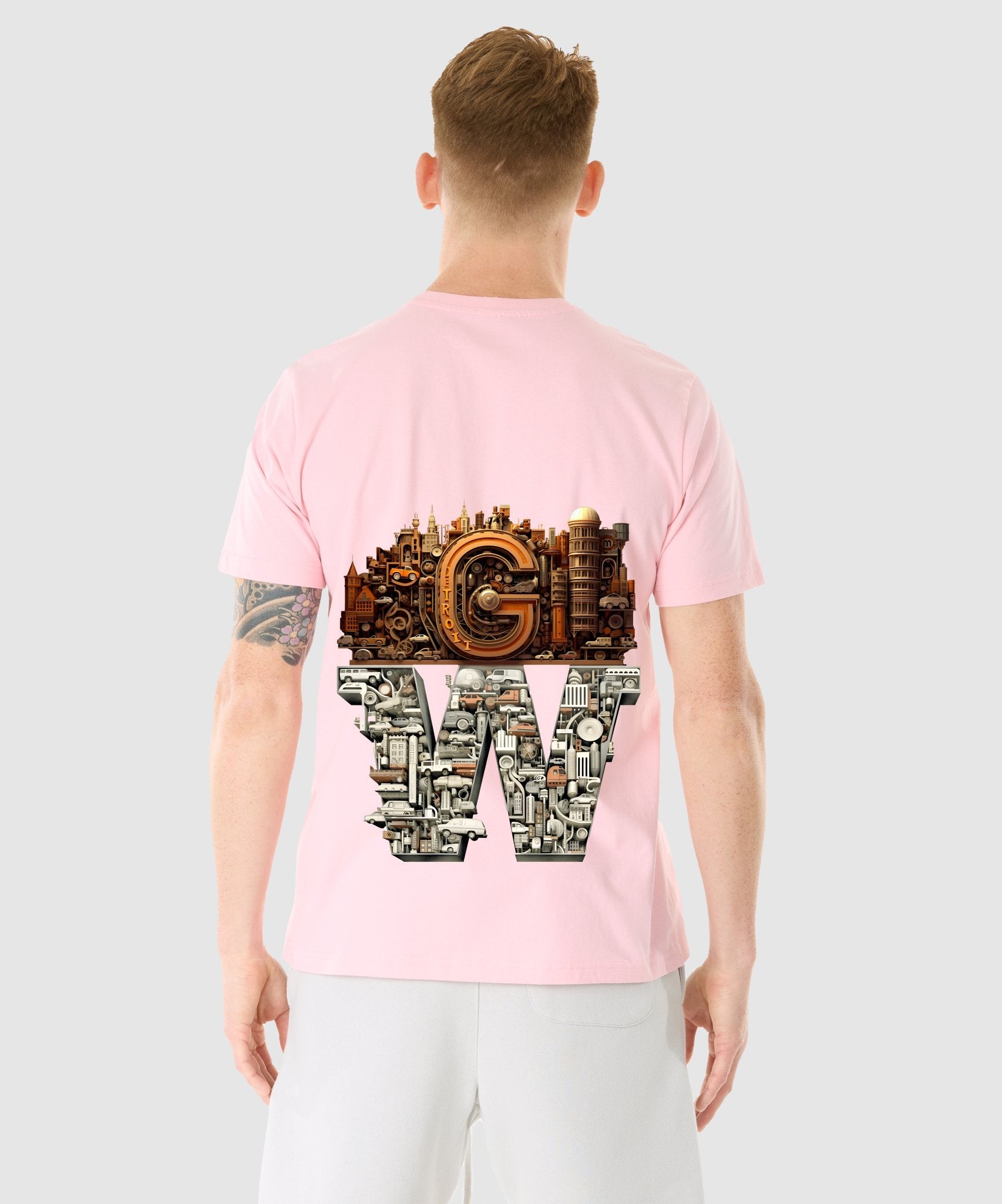 G WEST DETROIT MOTORCITY T-SHIRT - 12 COLORS - G West