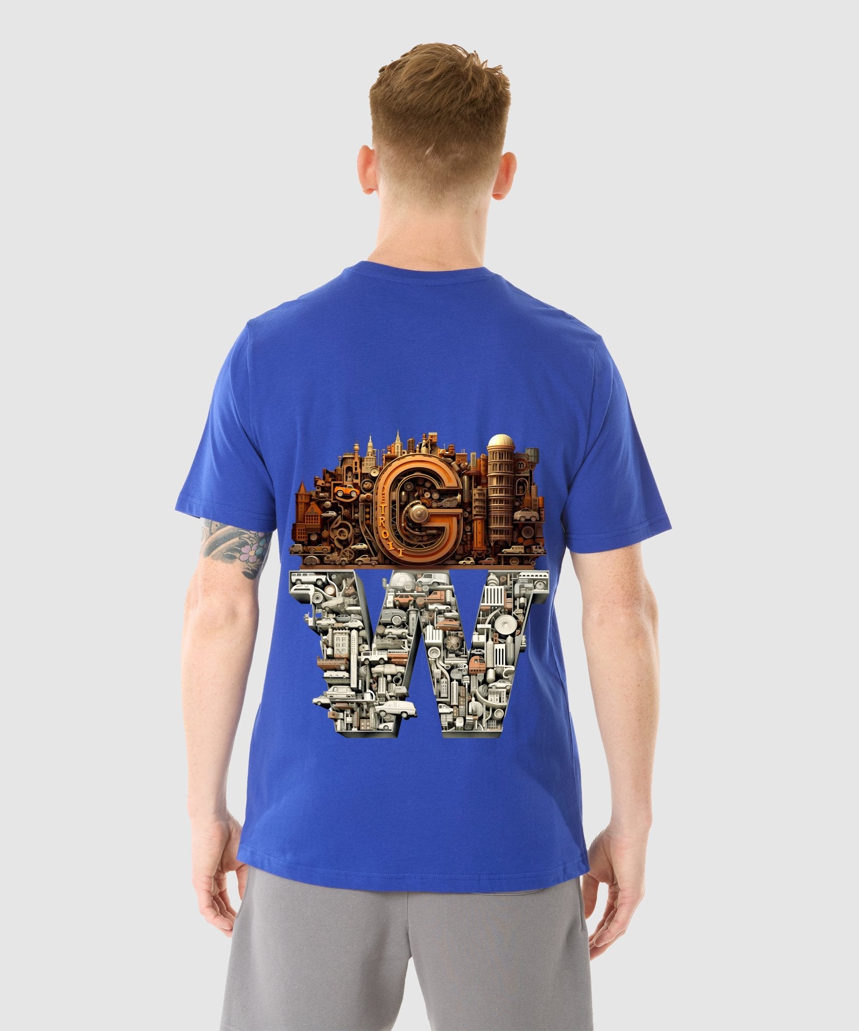 G WEST DETROIT MOTORCITY T-SHIRT - 12 COLORS - G West