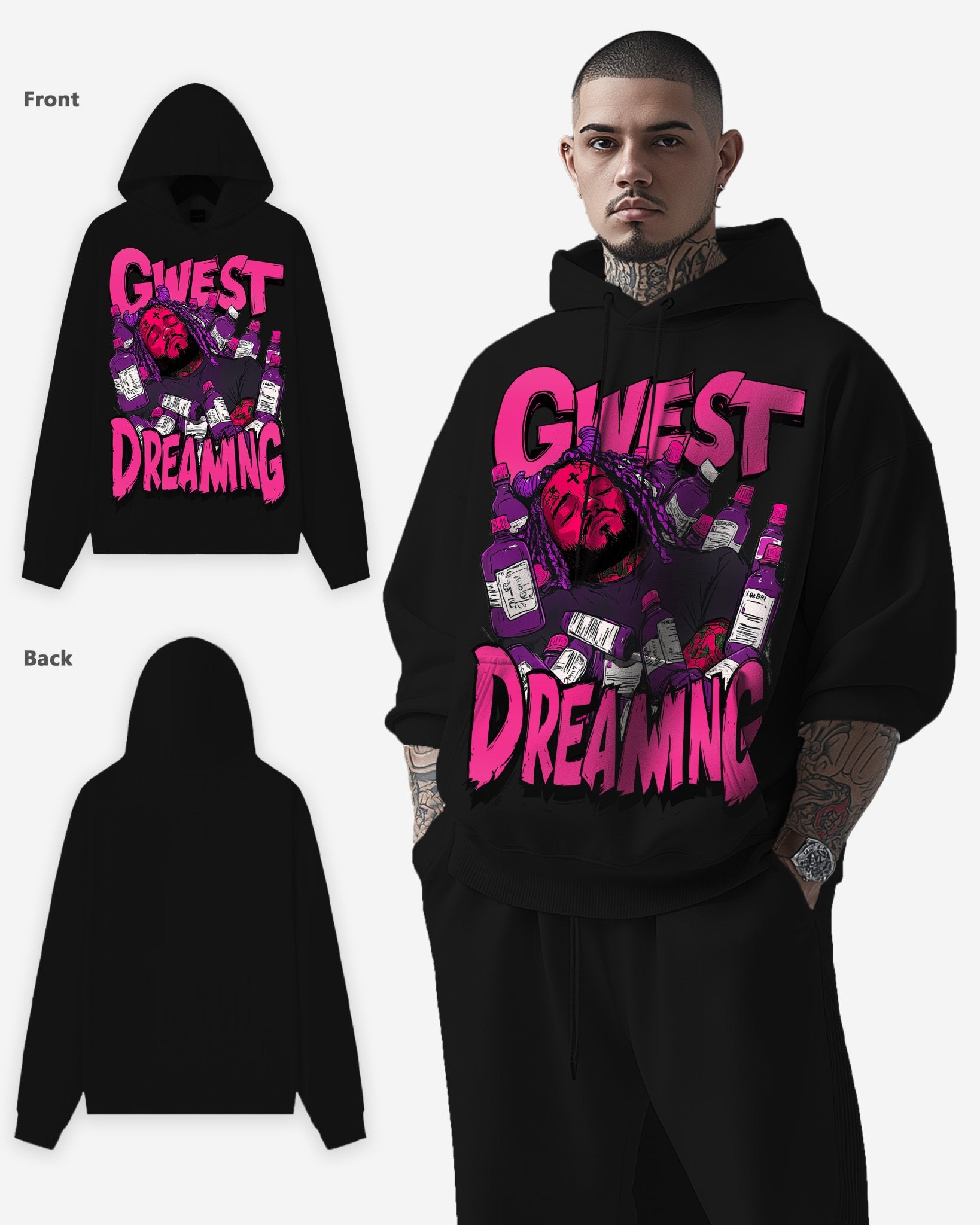 G WEST DREAMING OVERSIZE HOODIE - G West