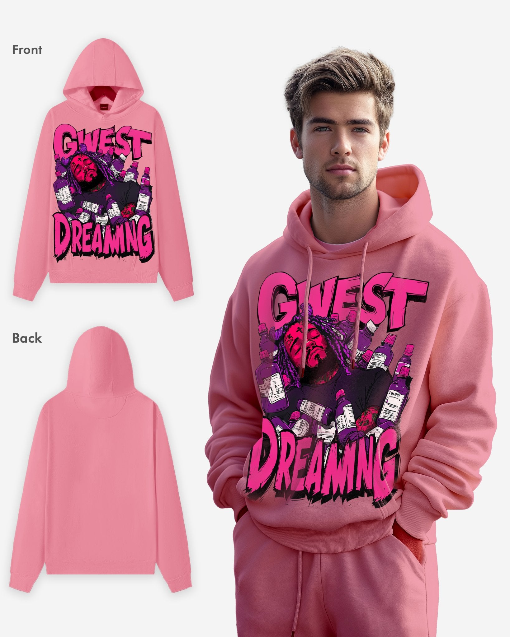 G WEST DREAMING OVERSIZE HOODIE - G West