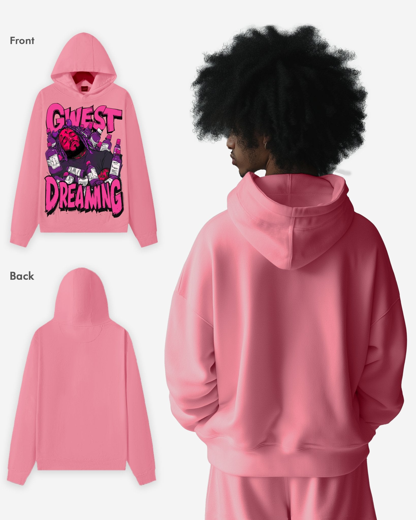 G WEST DREAMING OVERSIZE HOODIE - G West