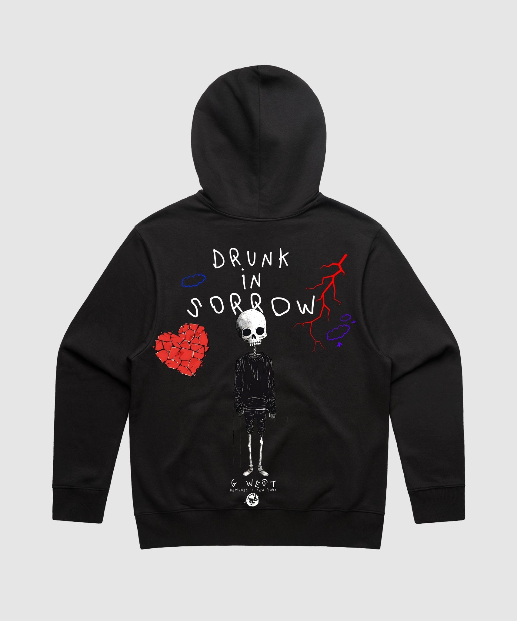 G WEST DRUNK IN SORROW HEAVY PREMIUM HOODIE - 6 COLORS - G West