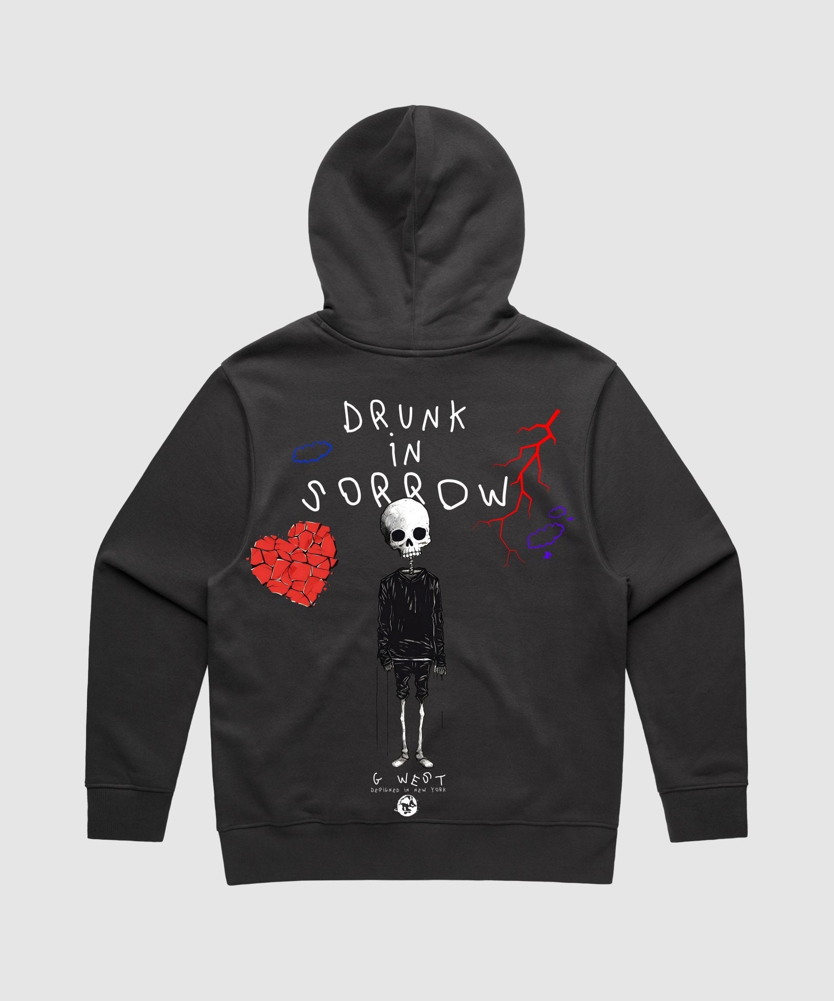 G WEST DRUNK IN SORROW HEAVY PREMIUM HOODIE - 6 COLORS - G West