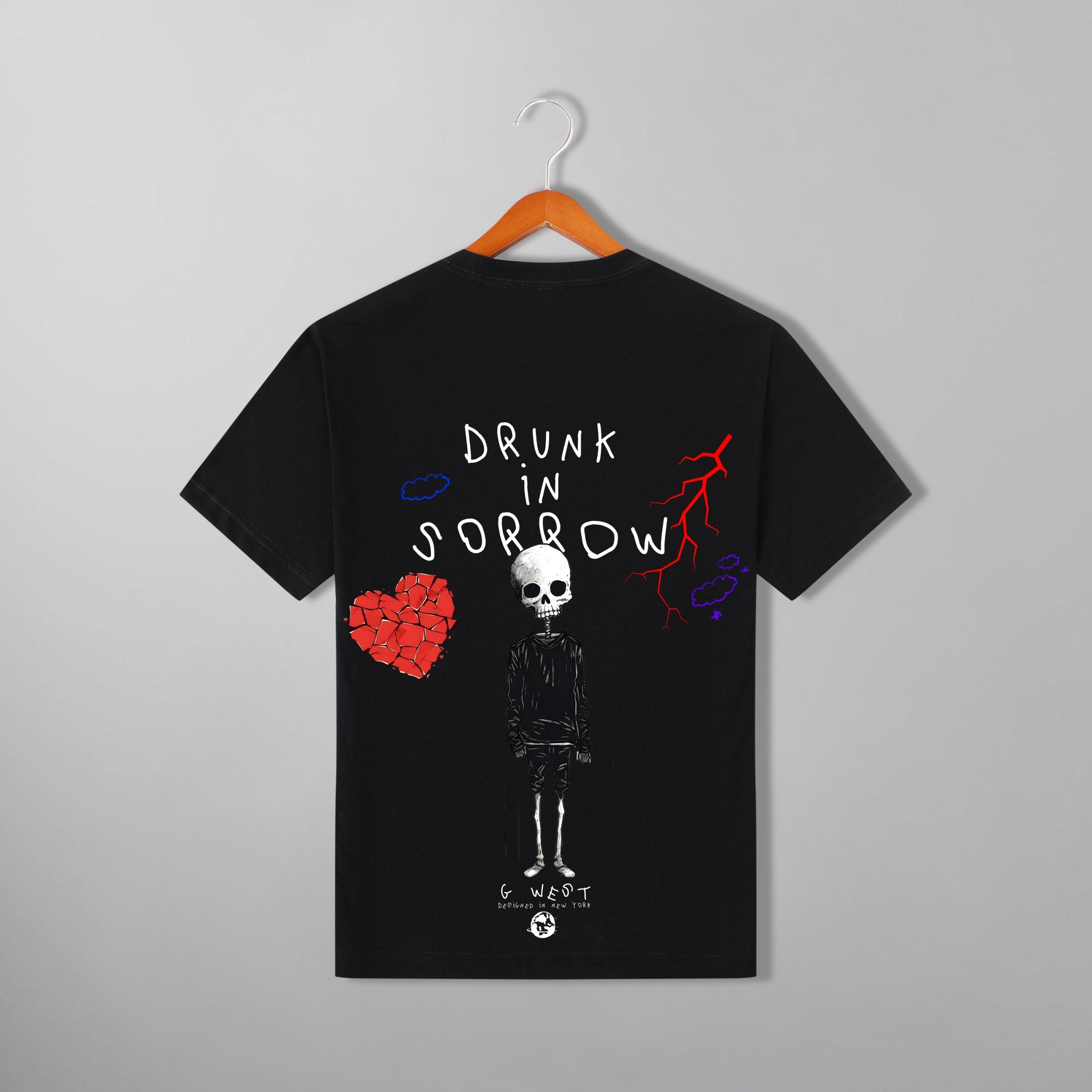 G WEST DRUNK IN SORROW TEE - G West