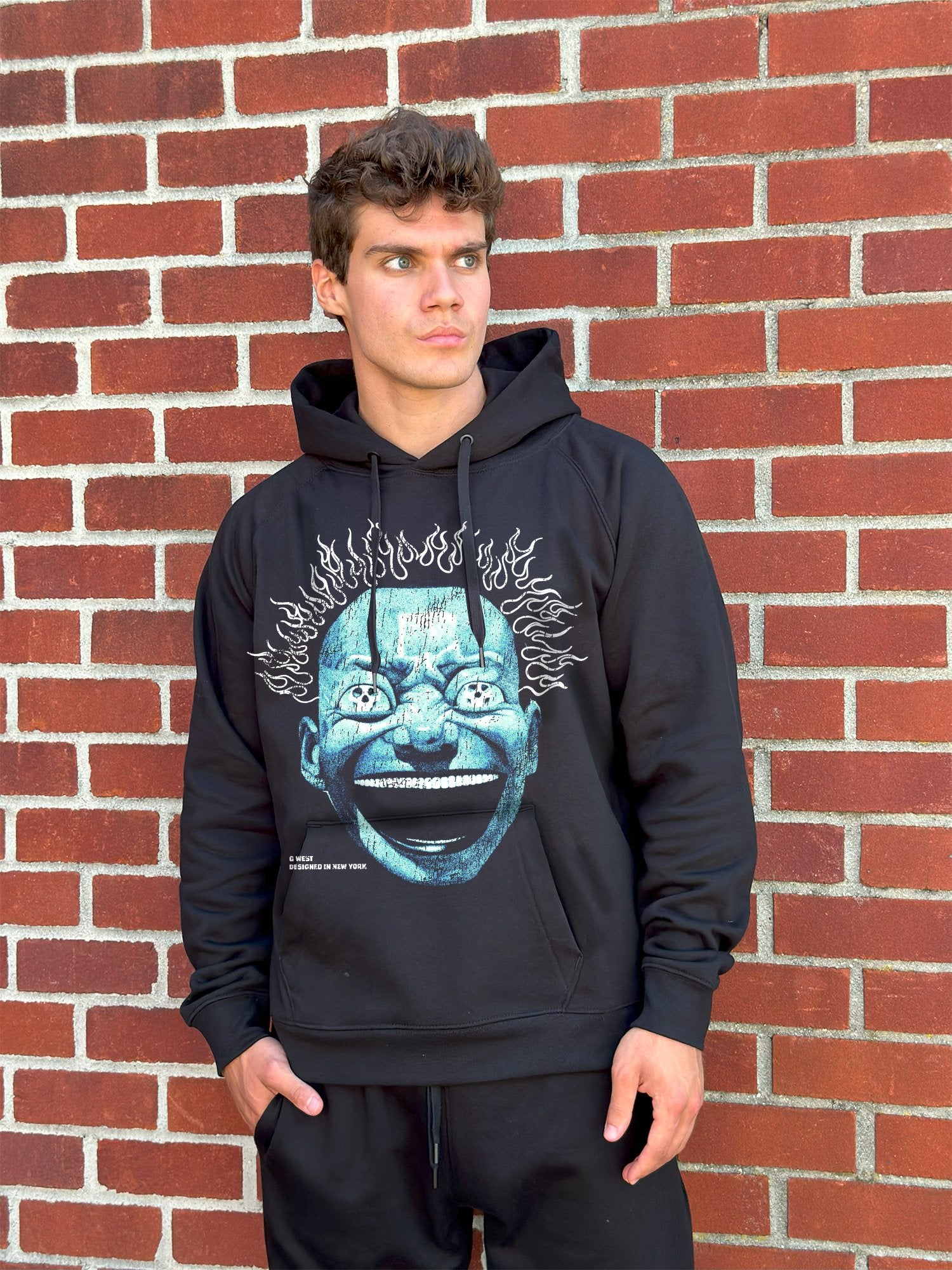 G WEST ELECTRICAL EINSTEIN NO FEAR HOODIE - G West