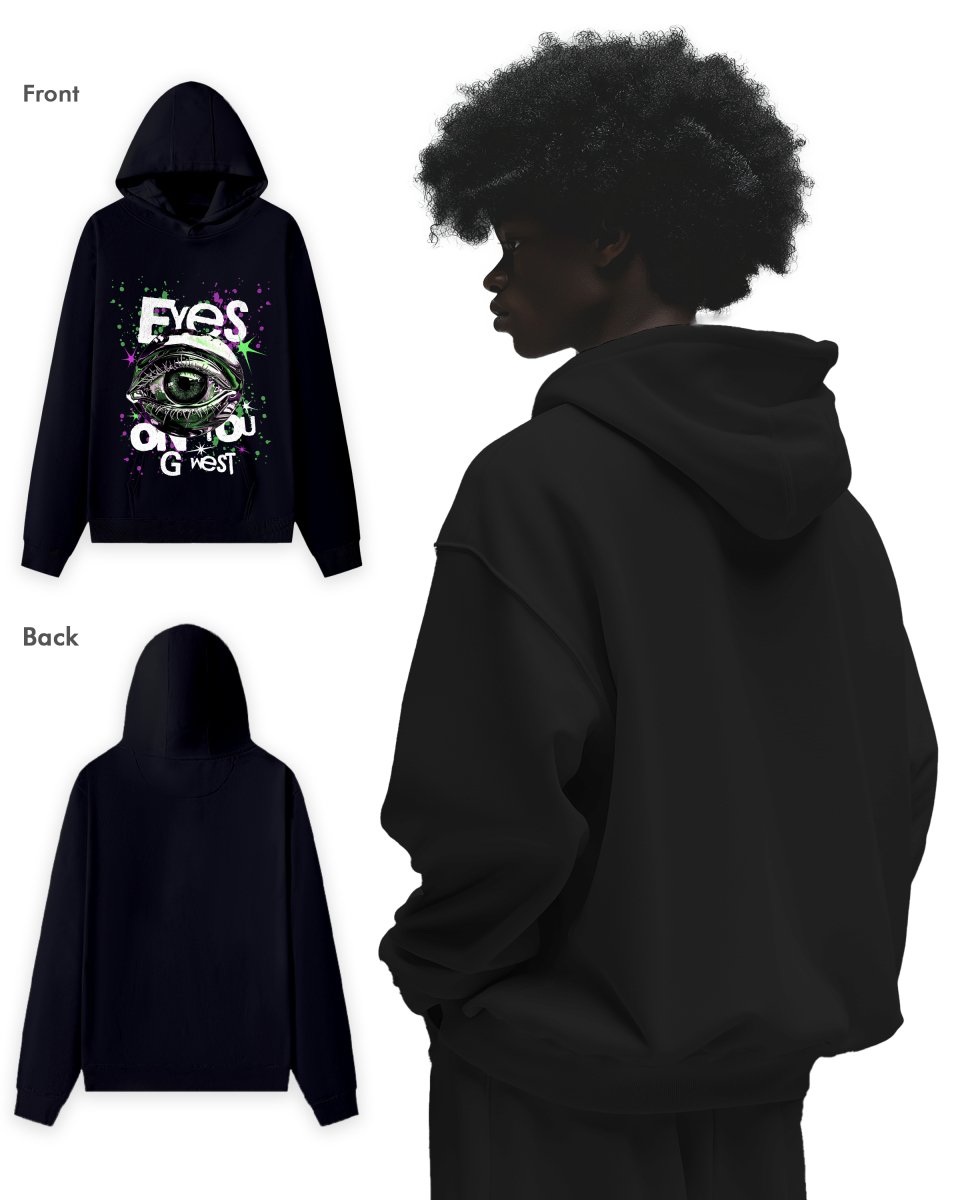 G WEST Eyes On You Oversize Hoodie - G West