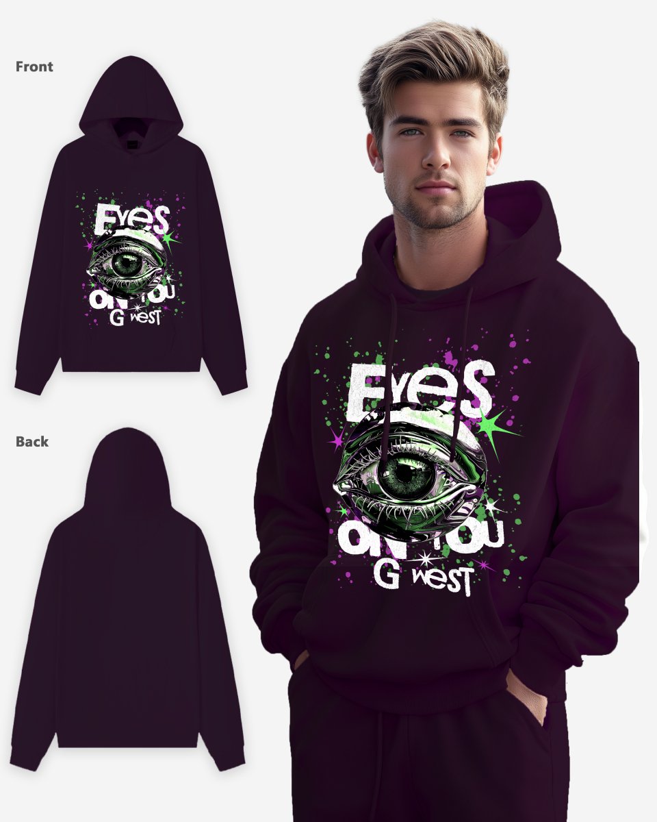 G WEST Eyes On You Oversize Hoodie - G West