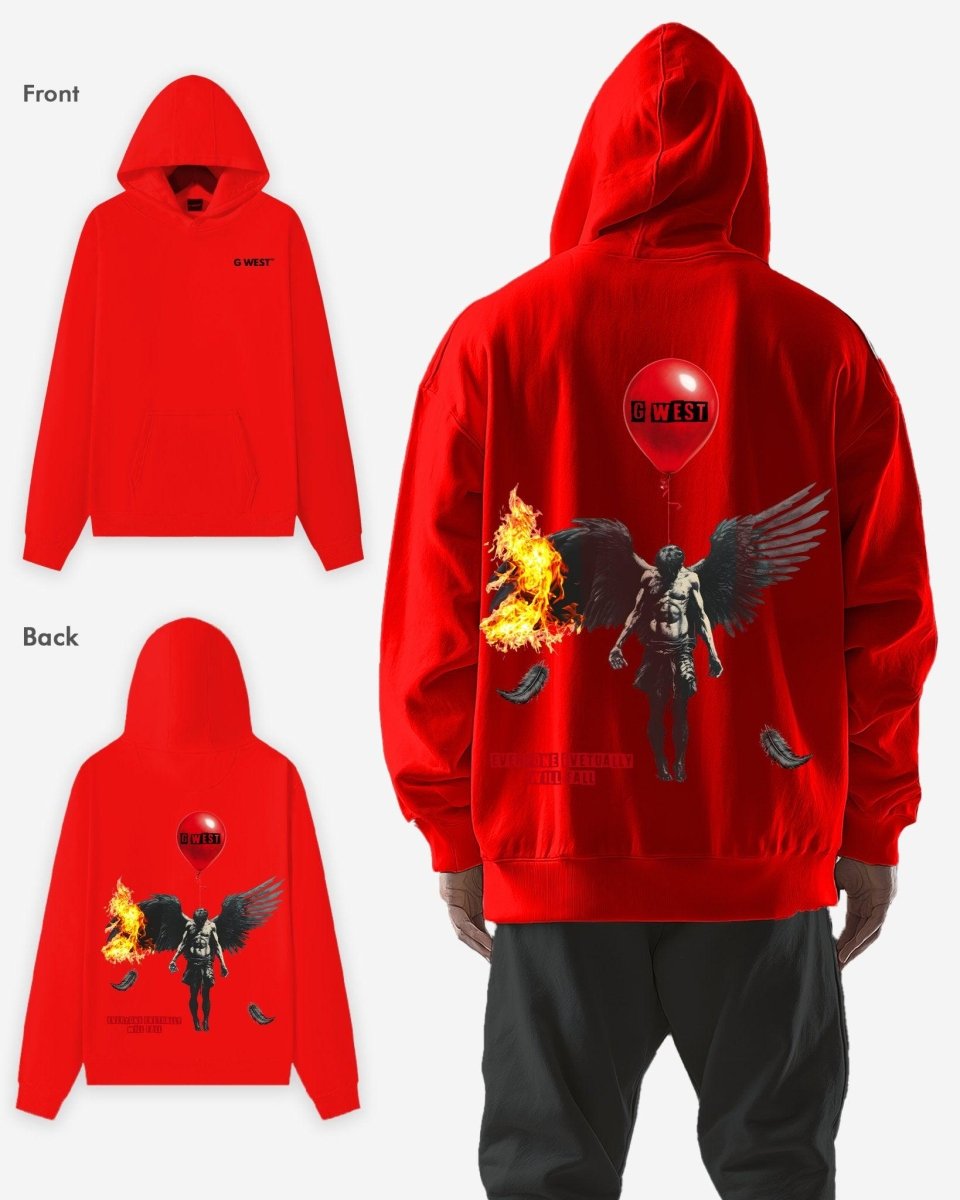 G West Fallen Angel Oversize Hoodie - G West