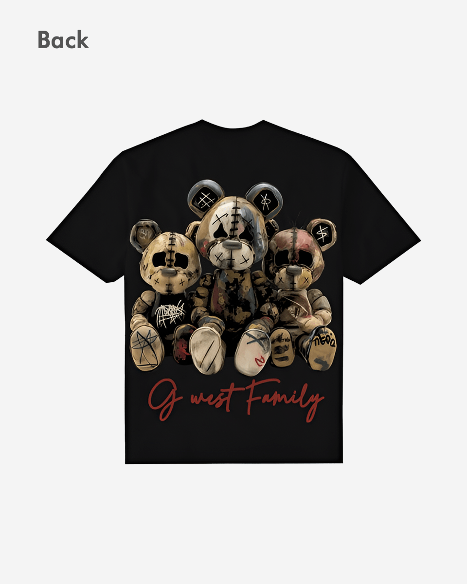 G West Family Black Tee Big and Tall - G West