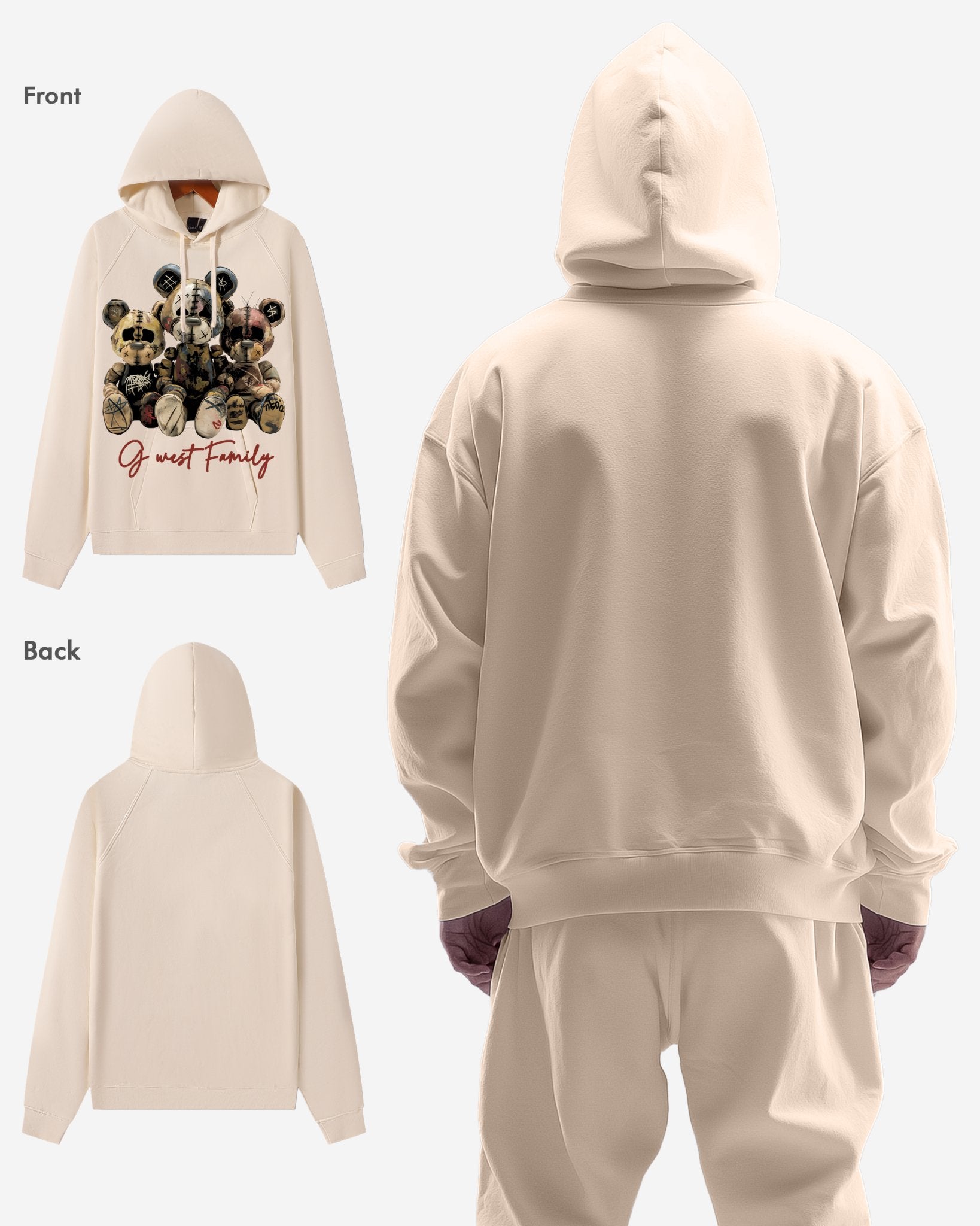 G WEST FAMILY OVERSIZE HOODIE - G West