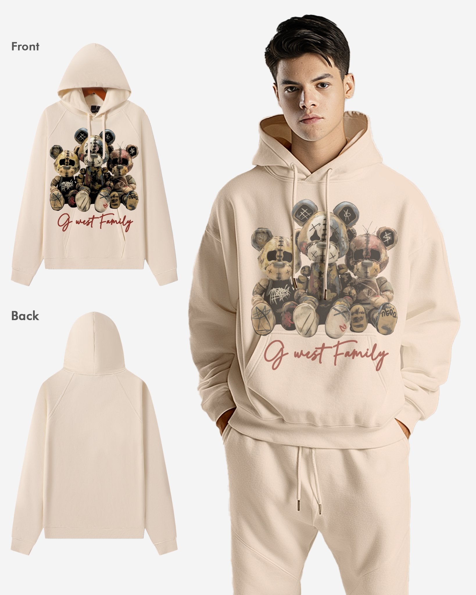 G WEST FAMILY OVERSIZE HOODIE - G West