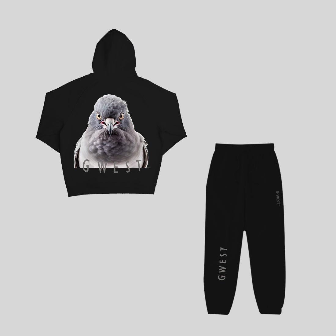 G West Feathered Icon Hoodie & Jogger : Gwrset8005 - G West