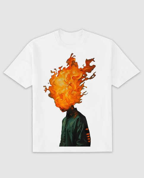 G West Flame Head Black tee - G West