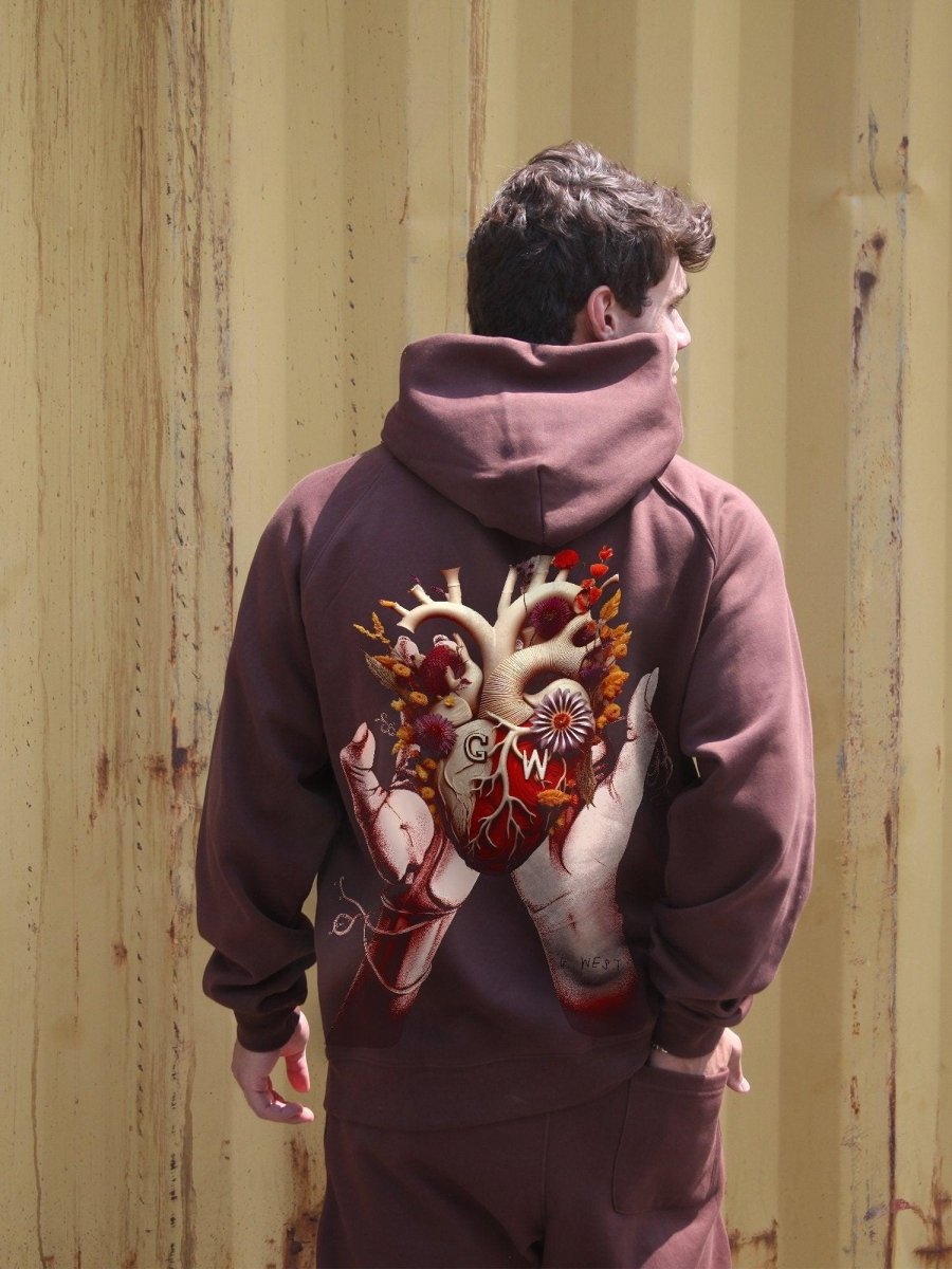 G West Flower Heart Hoodie - 4 Colors - G West