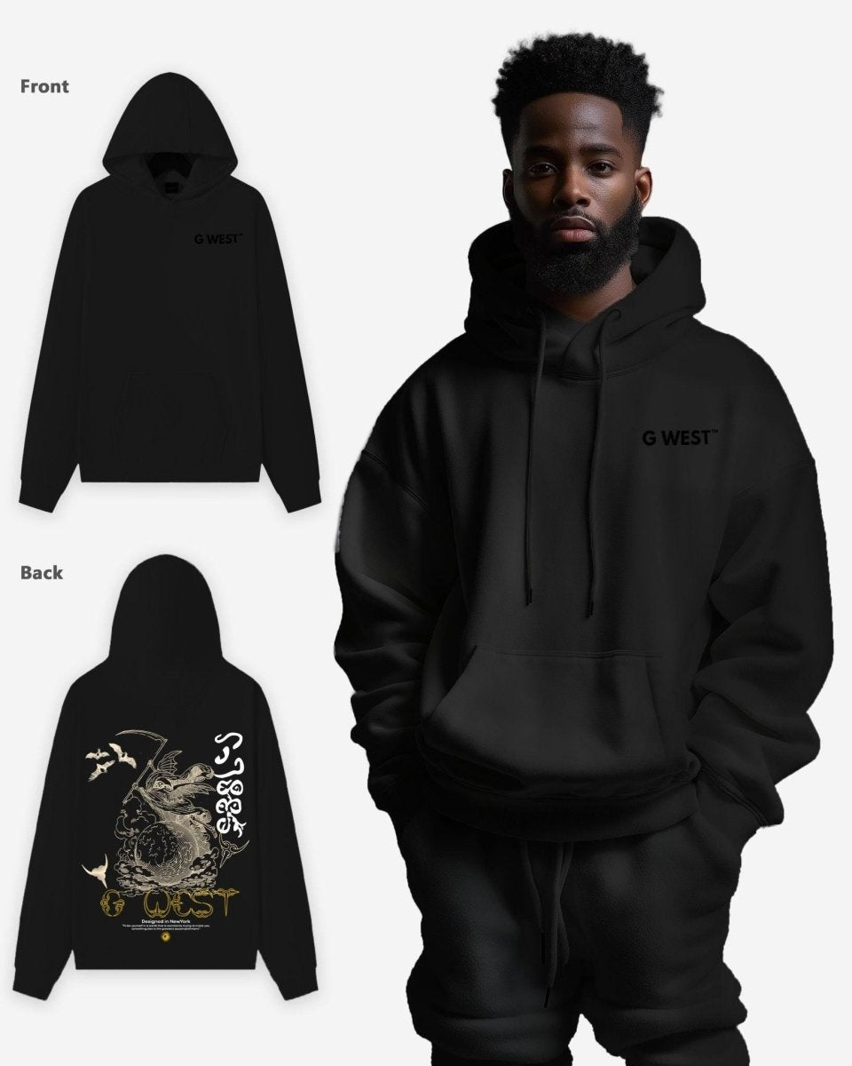 G West Gratitude Reaper Oversized Hoodie - G West