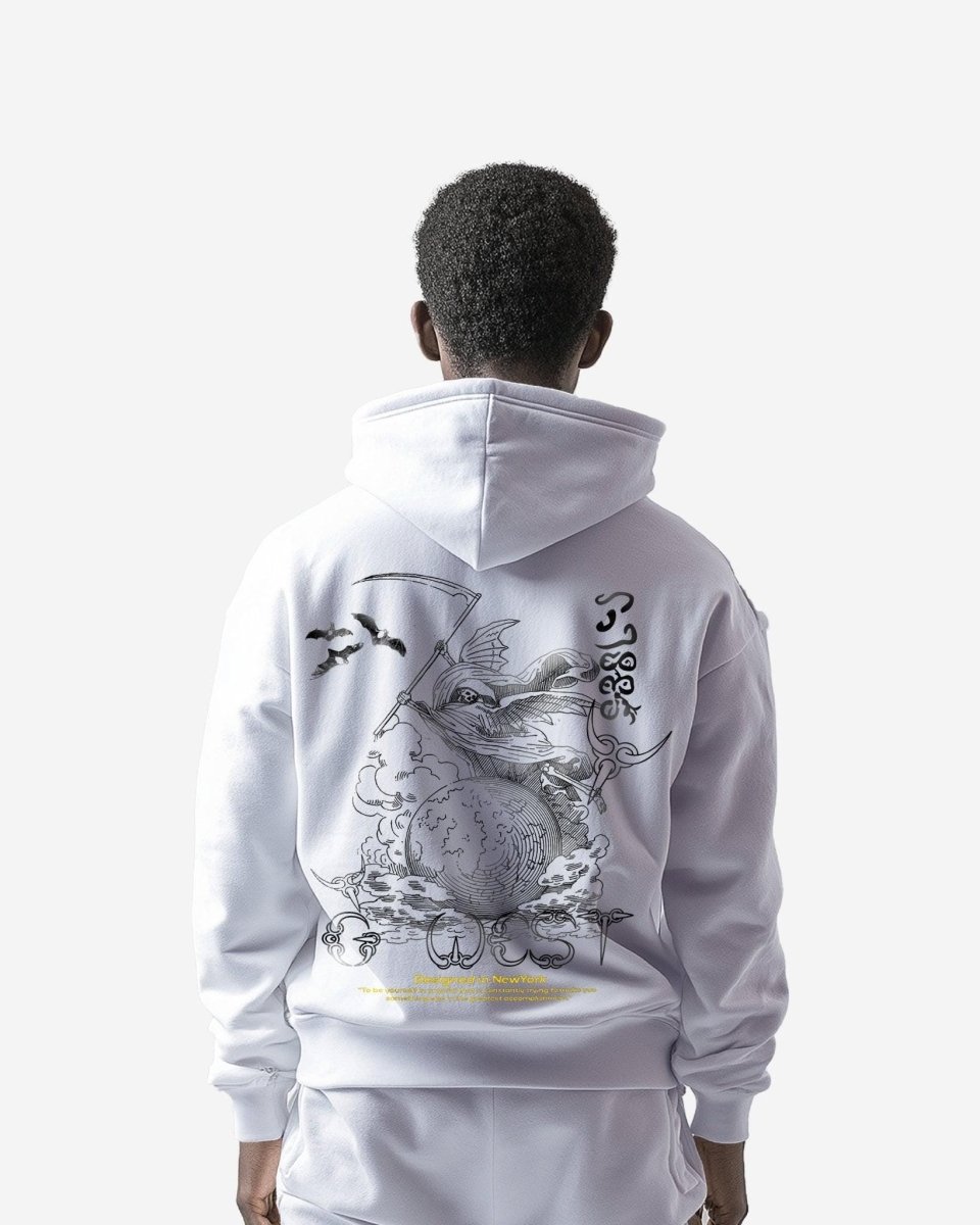 G West Gratitude Reaper Oversized Hoodie - G West