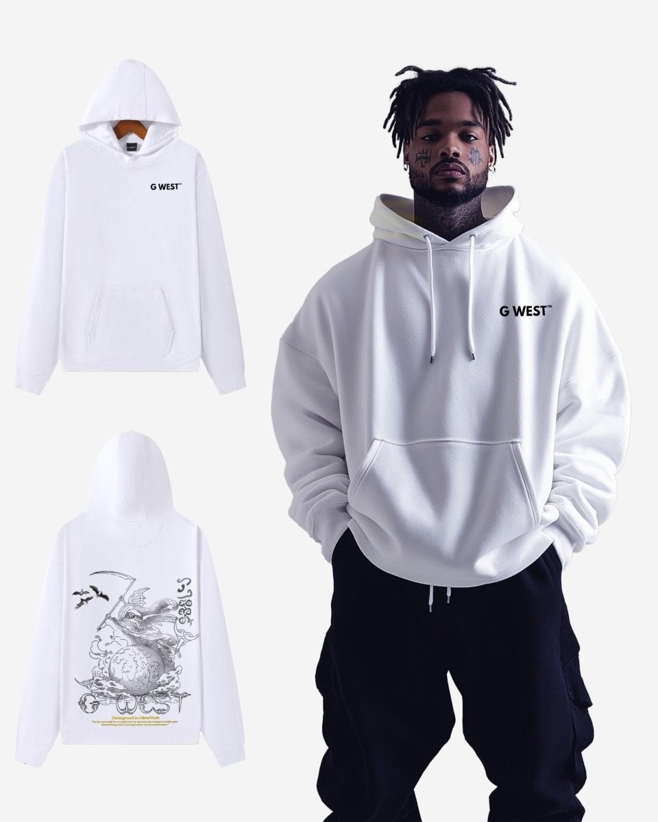 G West Gratitude Reaper Oversized Hoodie - G West