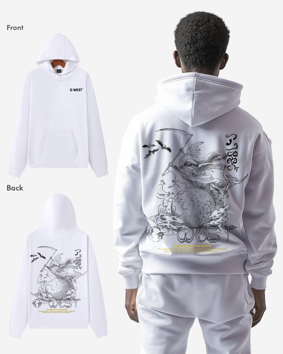 G West Gratitude Reaper Oversized Hoodie - G West