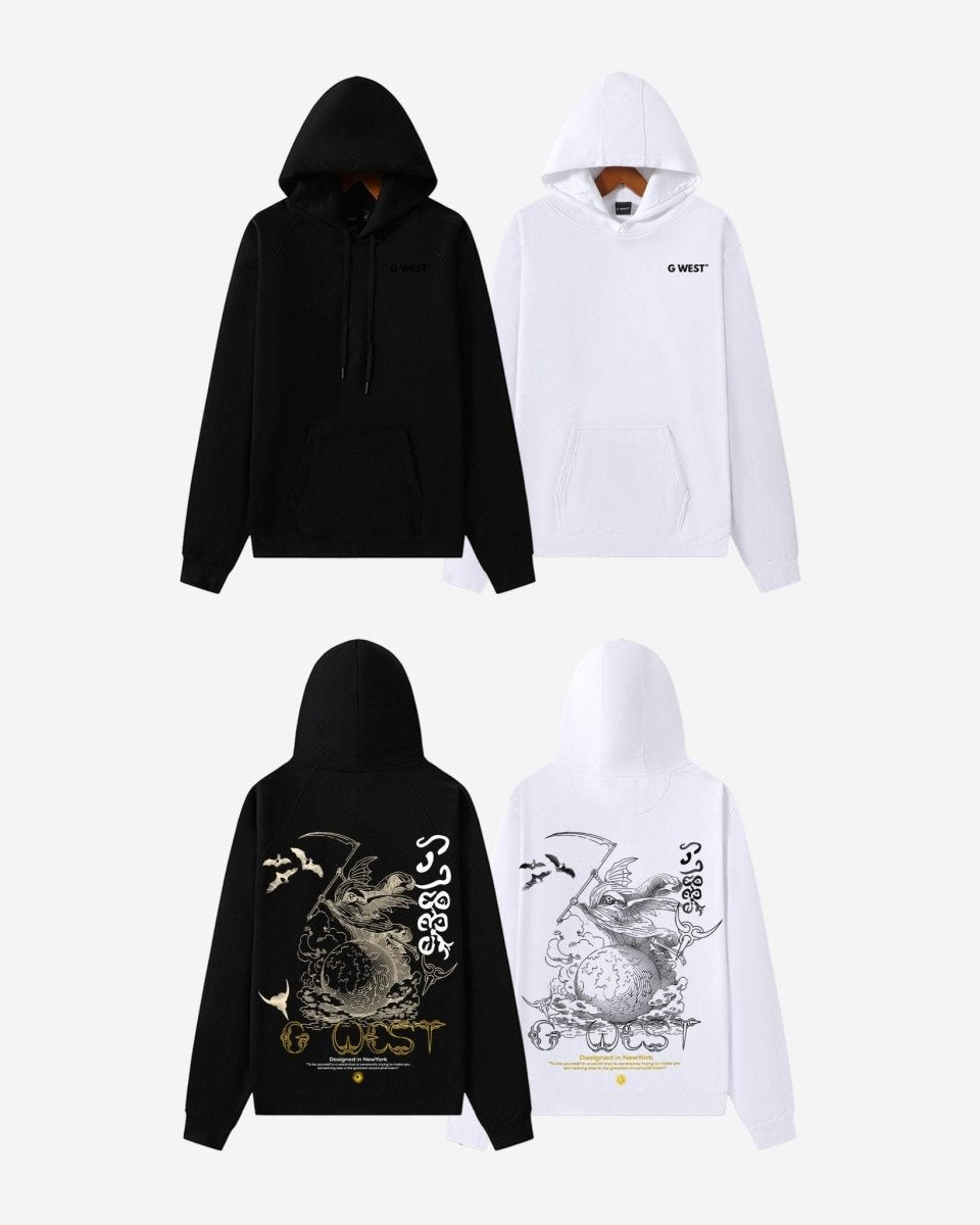 G West Gratitude Reaper Oversized Hoodie - G West