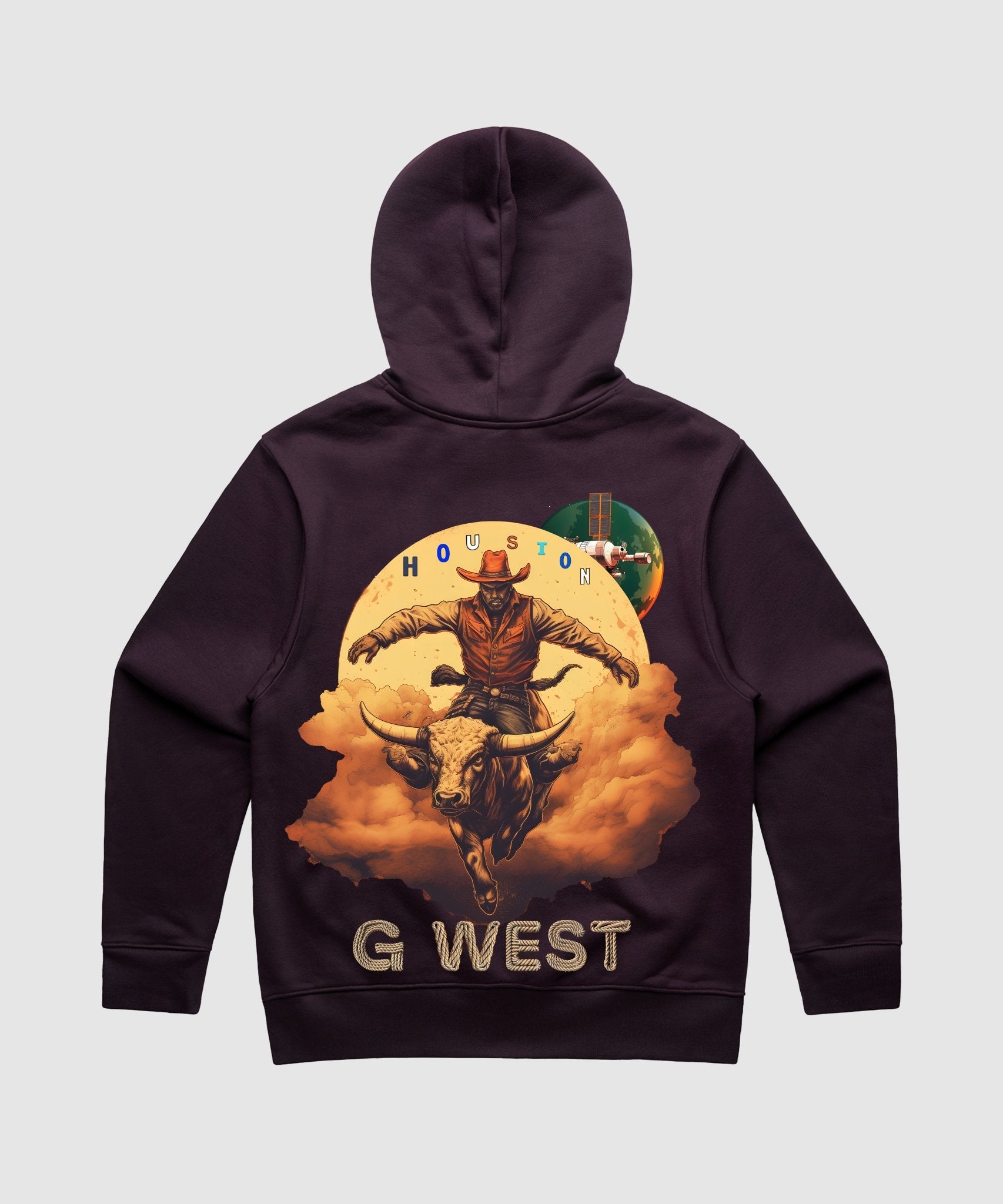 G WEST HOUSTON RODEO HEAVY PREMIUM HOODIE - 6 COLORS - G West