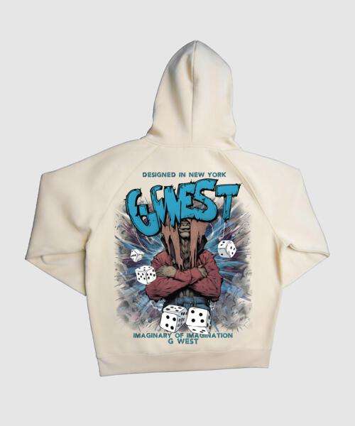 G WEST IMAGINE OF IMAGINATION HOODIE : GWHLHD9028 - 3 COLORS - G West