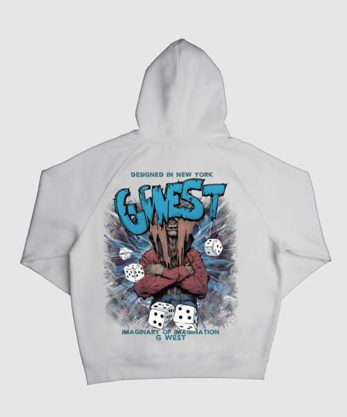 G WEST IMAGINE OF IMAGINATION HOODIE : GWHLHD9028 - 3 COLORS - G West