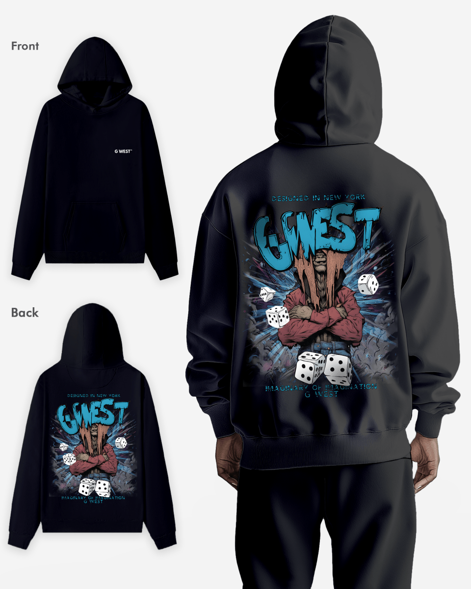 G West Imagine Of Imagination Oversize Hoodie - G West