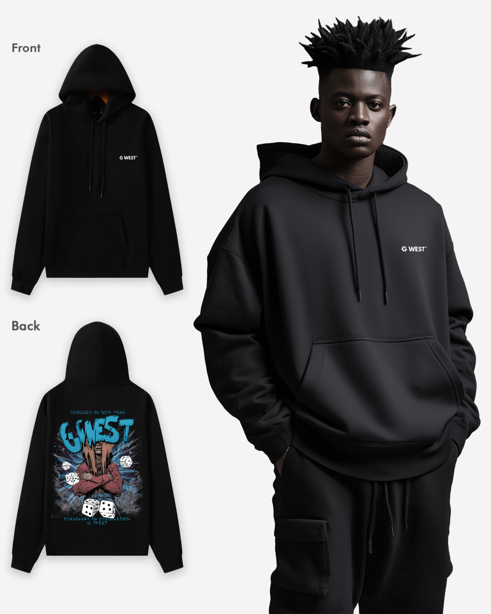 G West Imagine Of Imagination Oversize Hoodie - G West