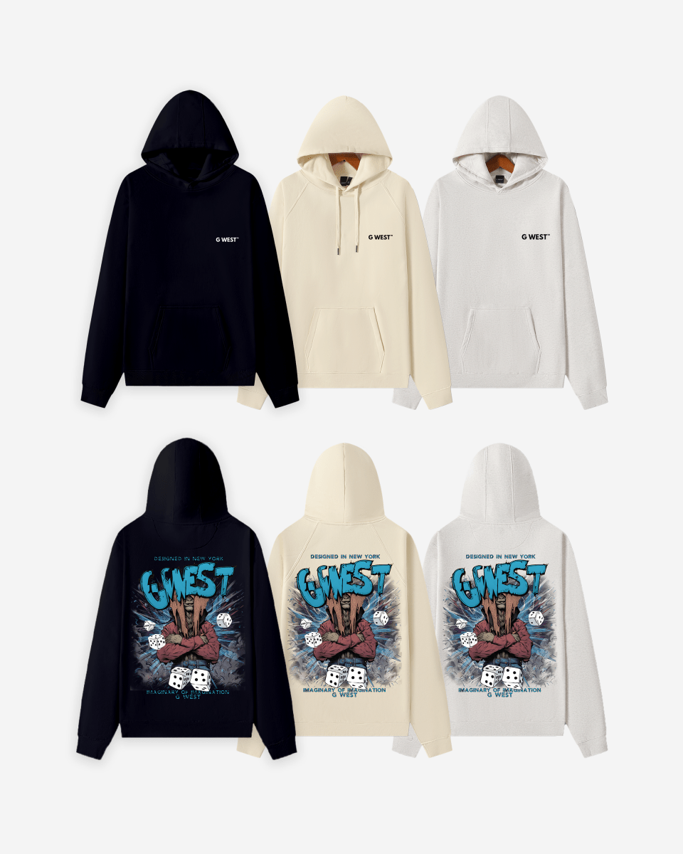 G West Imagine Of Imagination Oversize Hoodie - G West