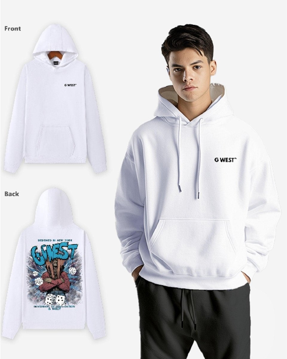 G West Imagine Of Imagination Oversize Hoodie - G West