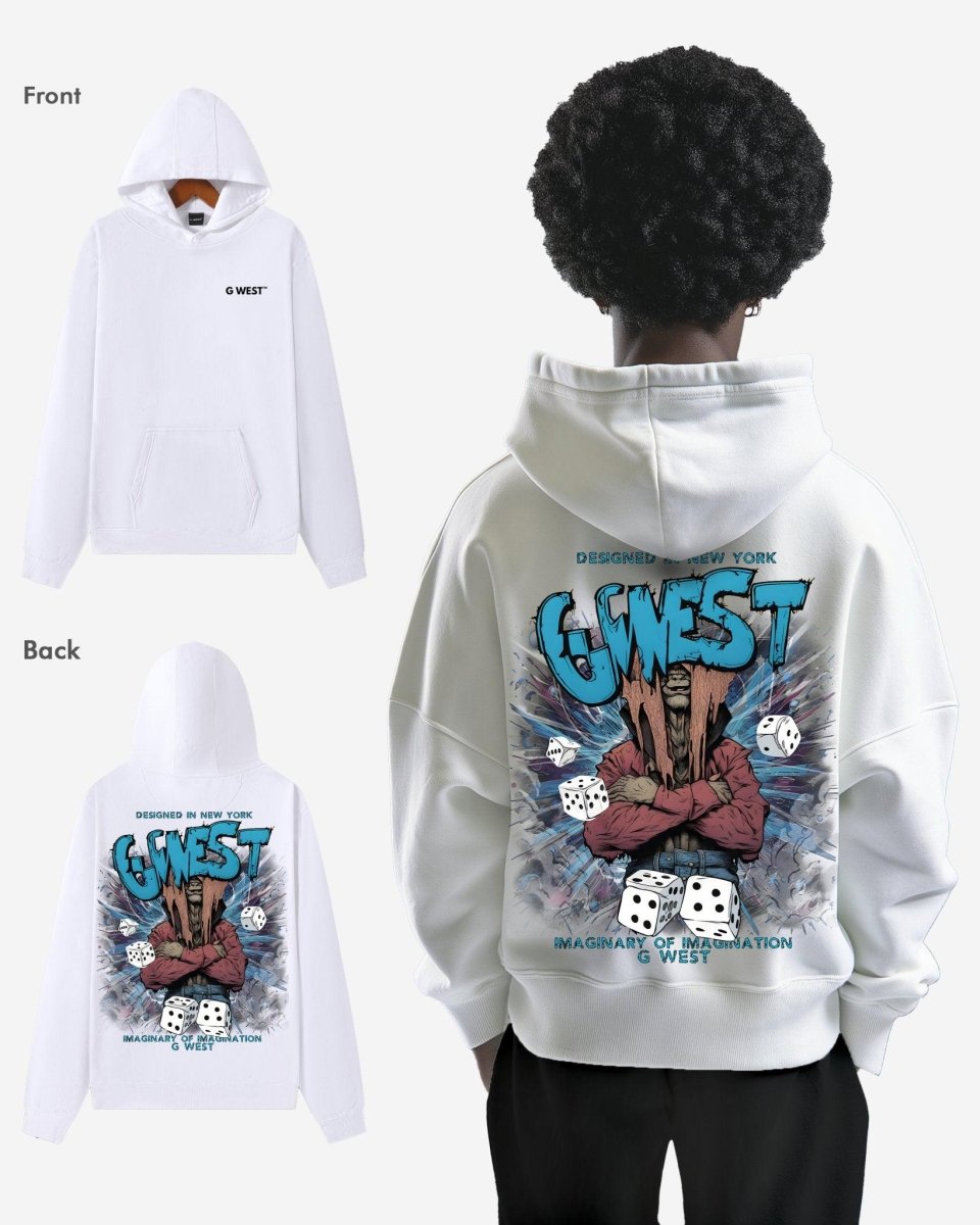 G West Imagine Of Imagination Oversize Hoodie - G West