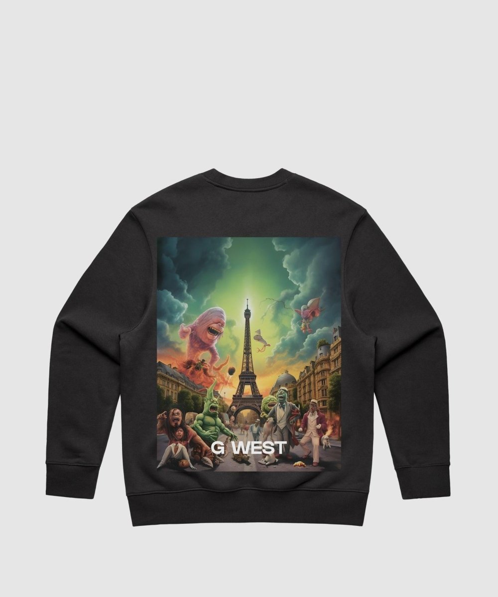 G West In Paris Heavy Premium Crewneck - 6 Colors - G West