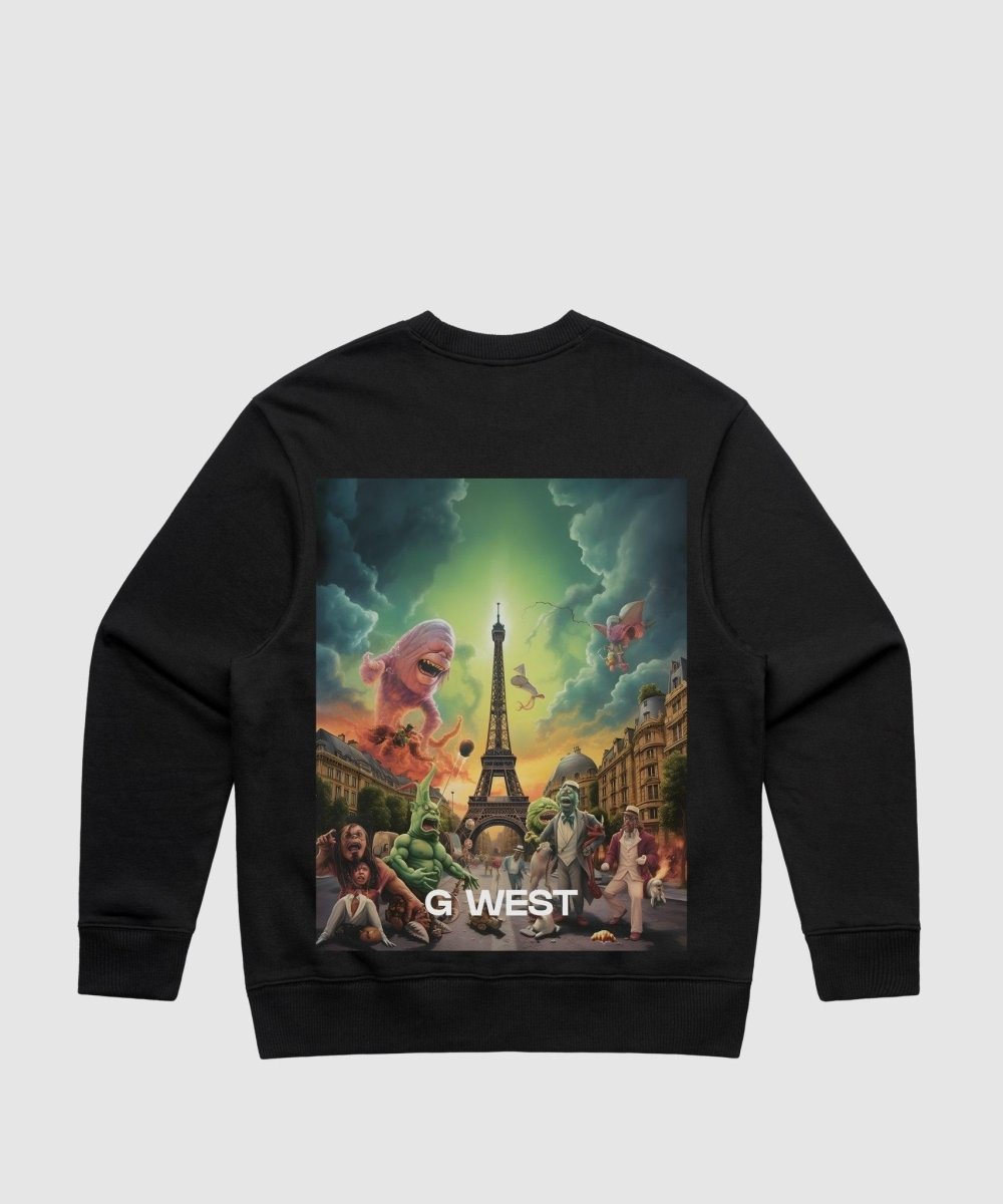 G West In Paris Heavy Premium Crewneck - 6 Colors - G West