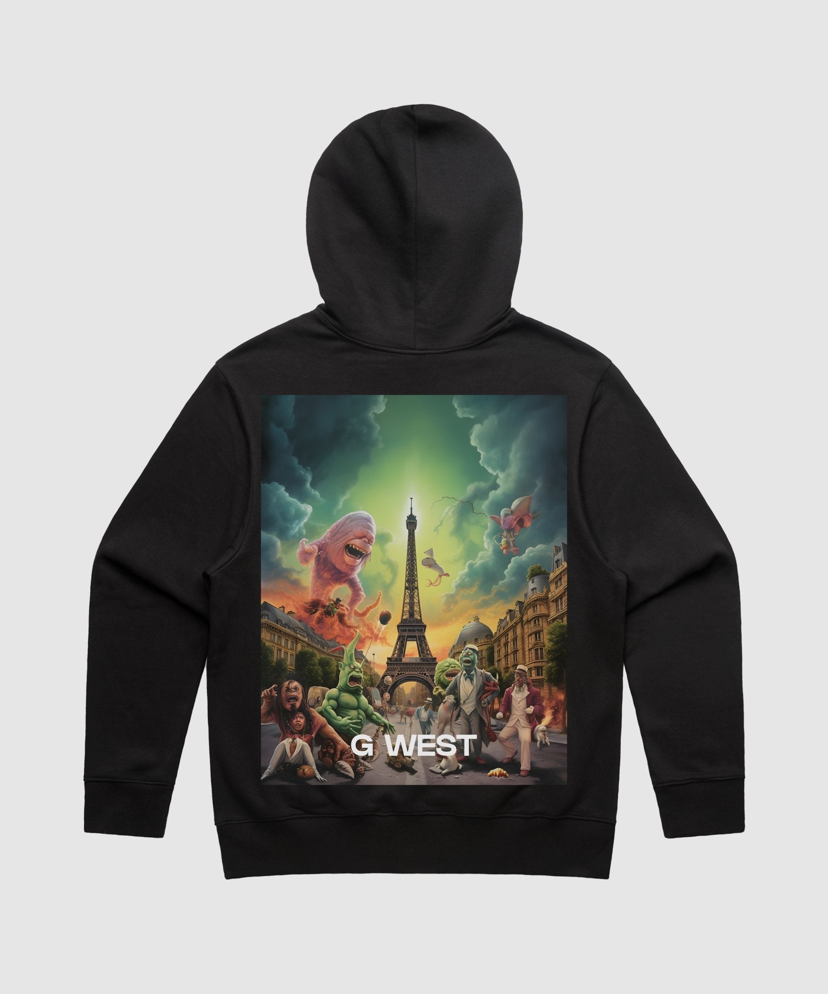 G WEST IN PARIS HEAVY PREMIUM HOODIE - 6 COLORS - G West