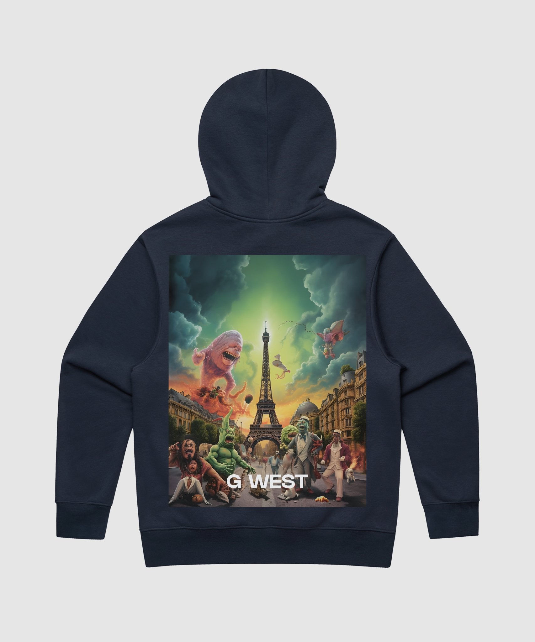 G WEST IN PARIS HEAVY PREMIUM HOODIE - 6 COLORS - G West