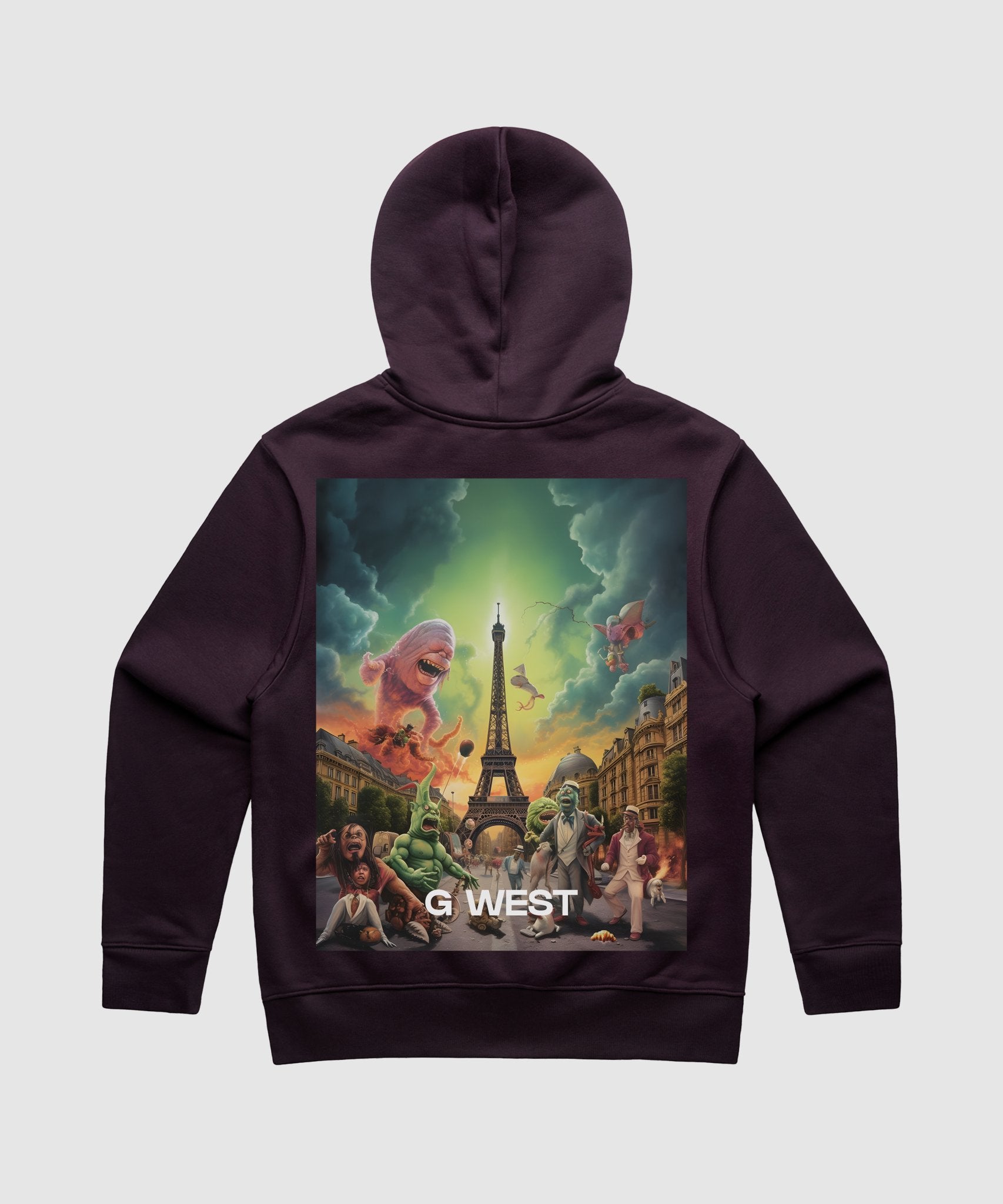 G WEST IN PARIS HEAVY PREMIUM HOODIE - 6 COLORS - G West