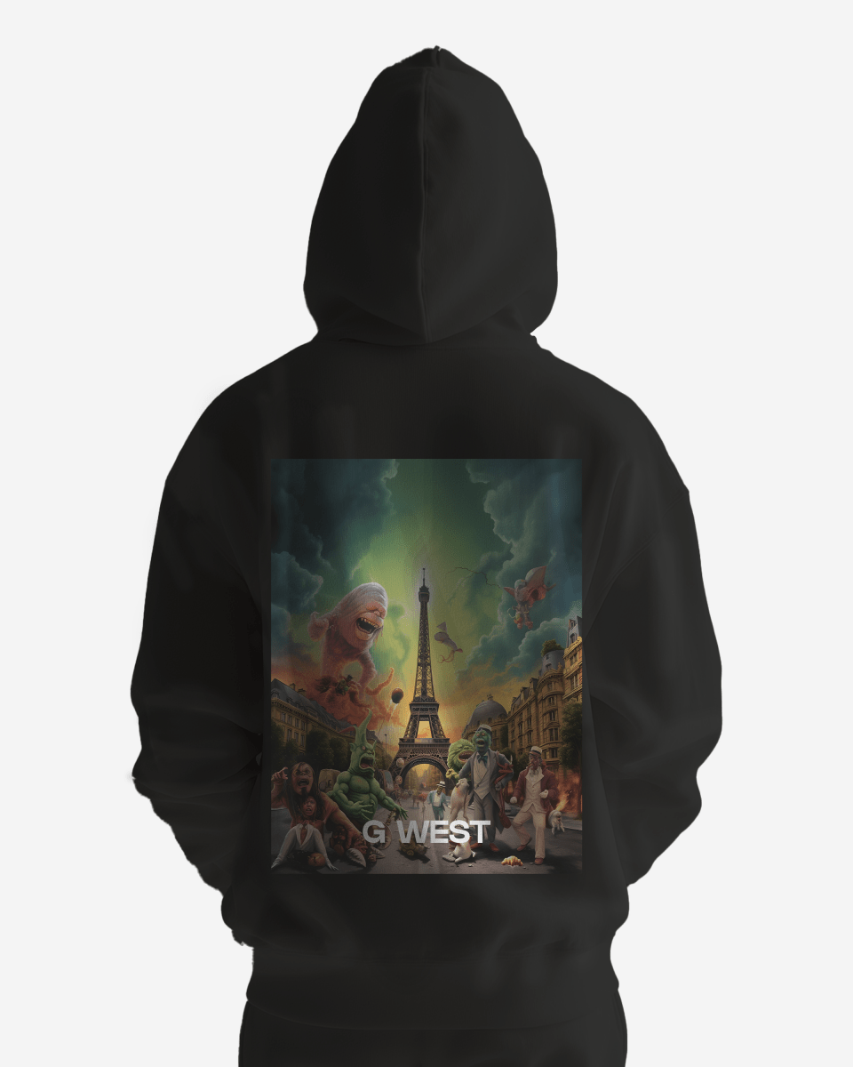 G West In Paris Heavy Premium Oversize Hoodie - G West