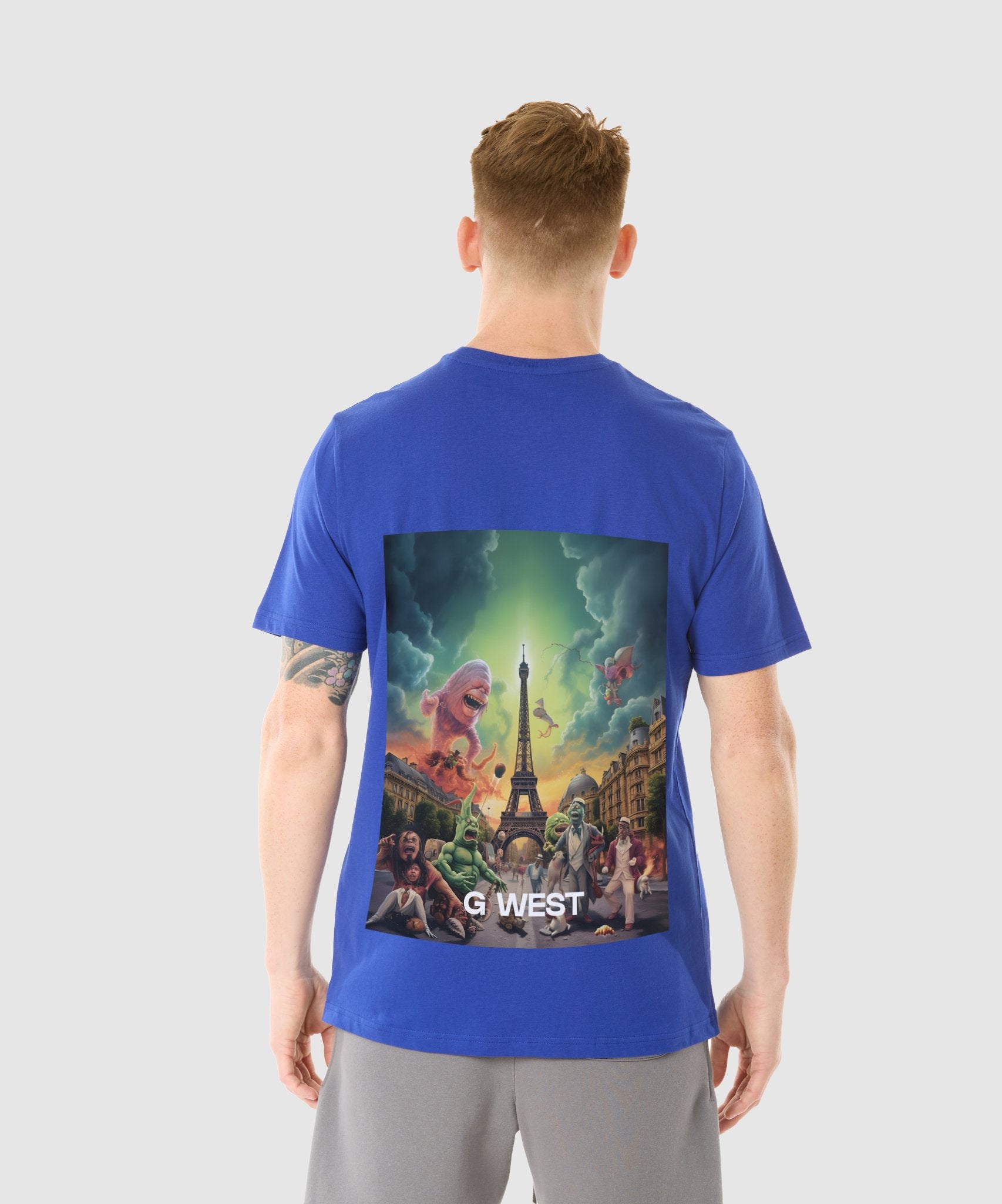 G WEST IN PARIS T-SHIRT - 5 COLORS - G West